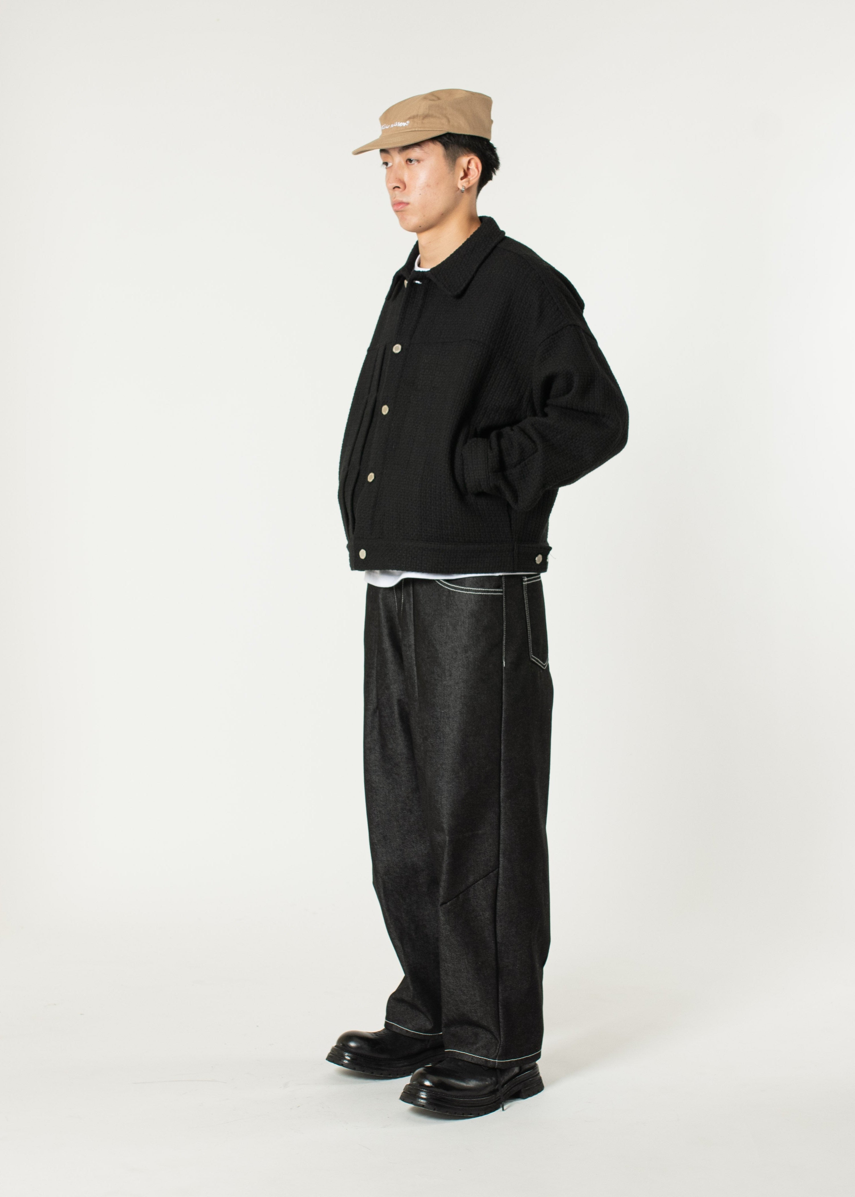 Pleated Boxy Jacket – Estudio Niksen