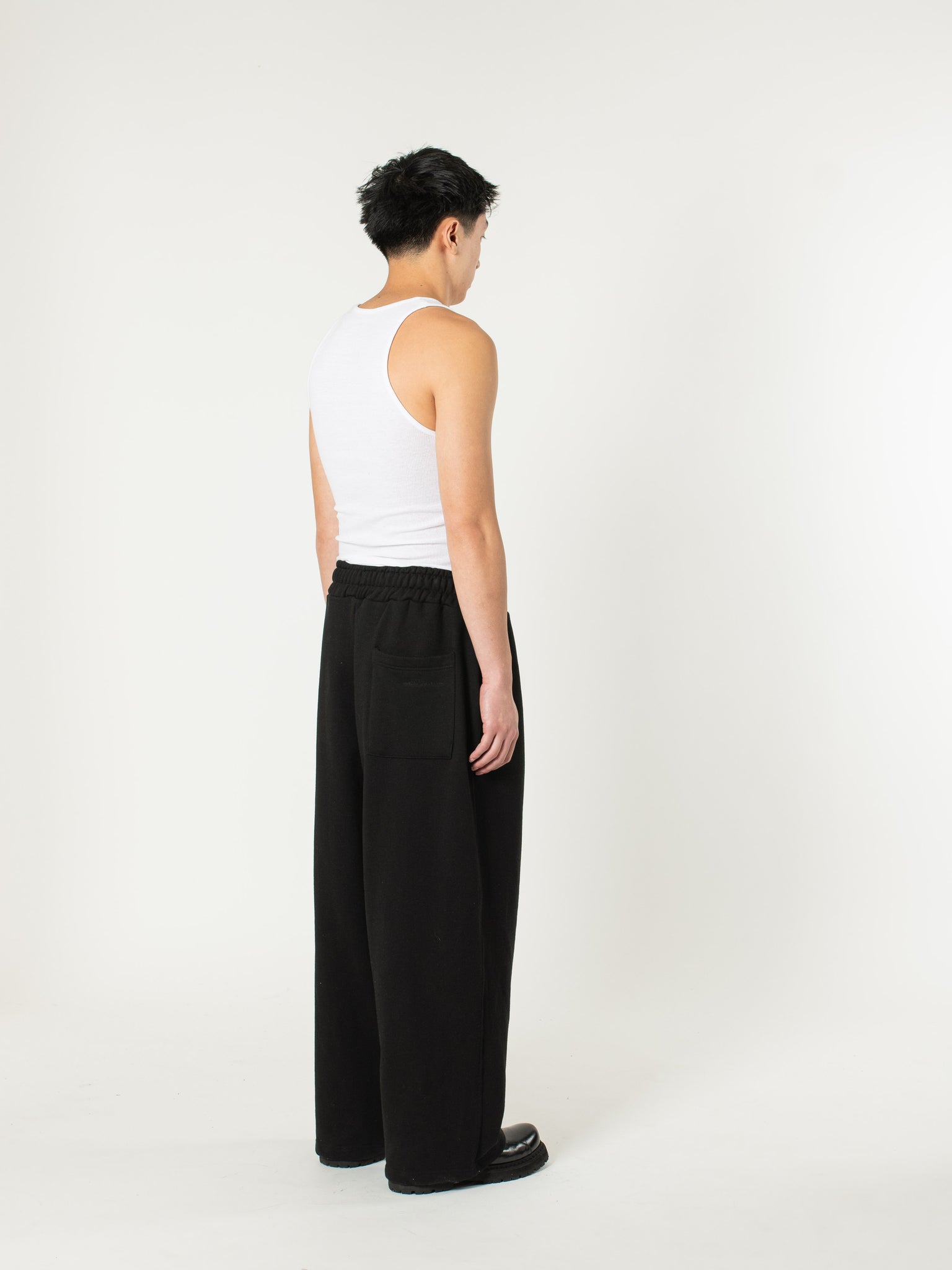 Pleated Wide Joggers