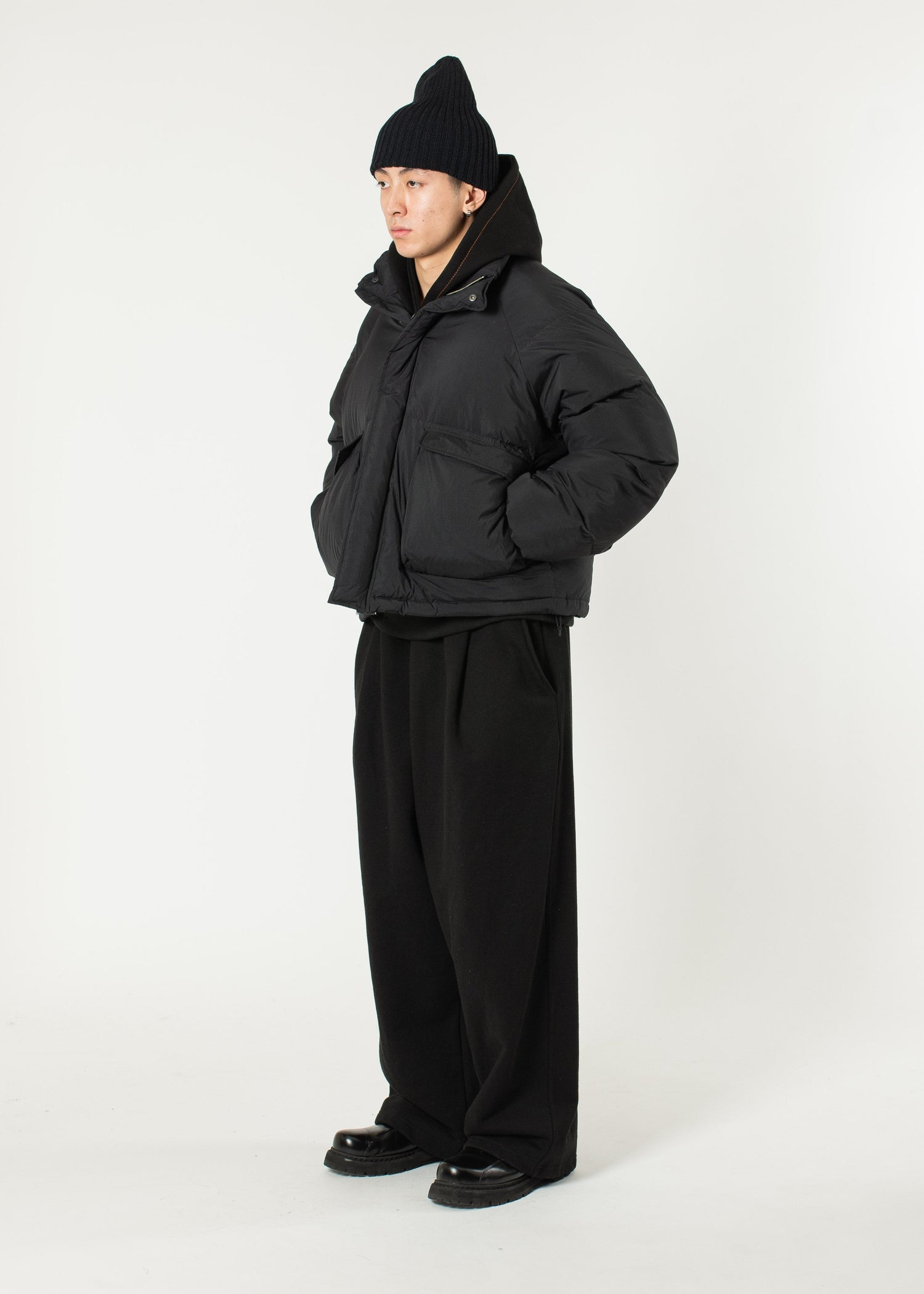 Pleated Wide Joggers