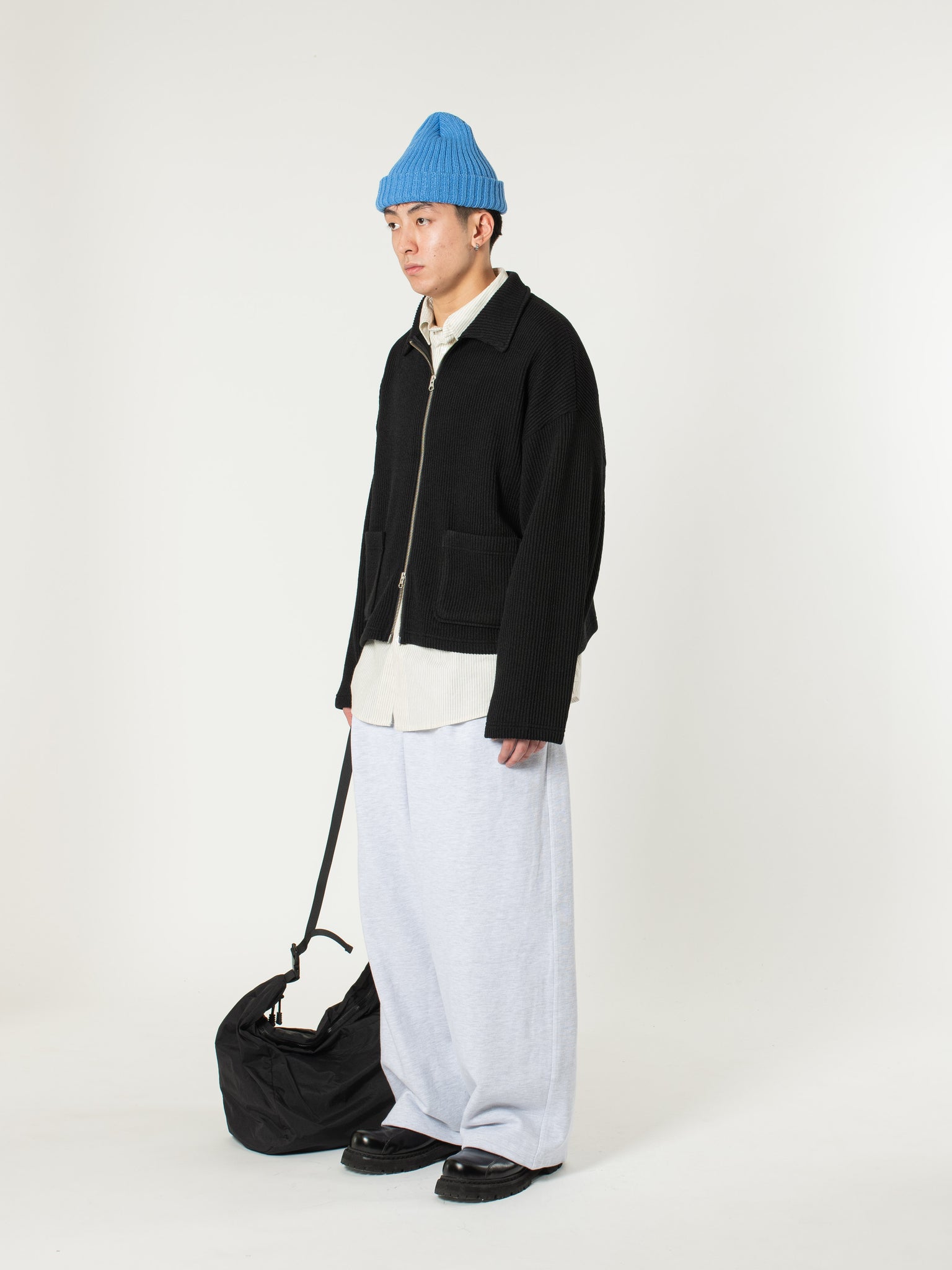 Pleated Wide Joggers