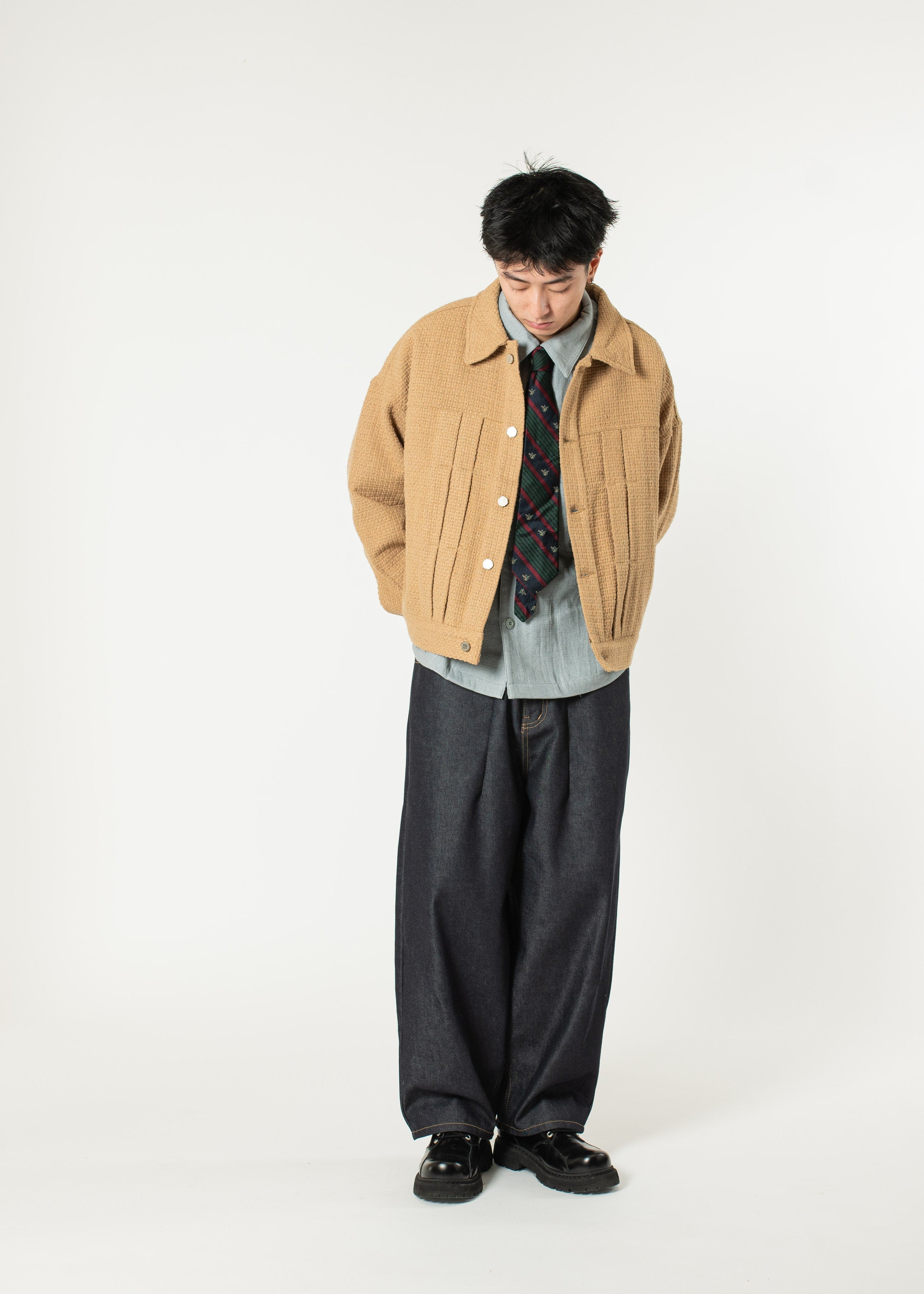 Pleated Boxy Jacket – Estudio Niksen