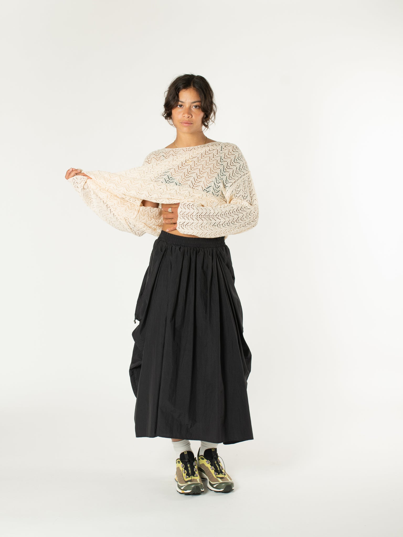 Bungee-strap Convertible Skirt