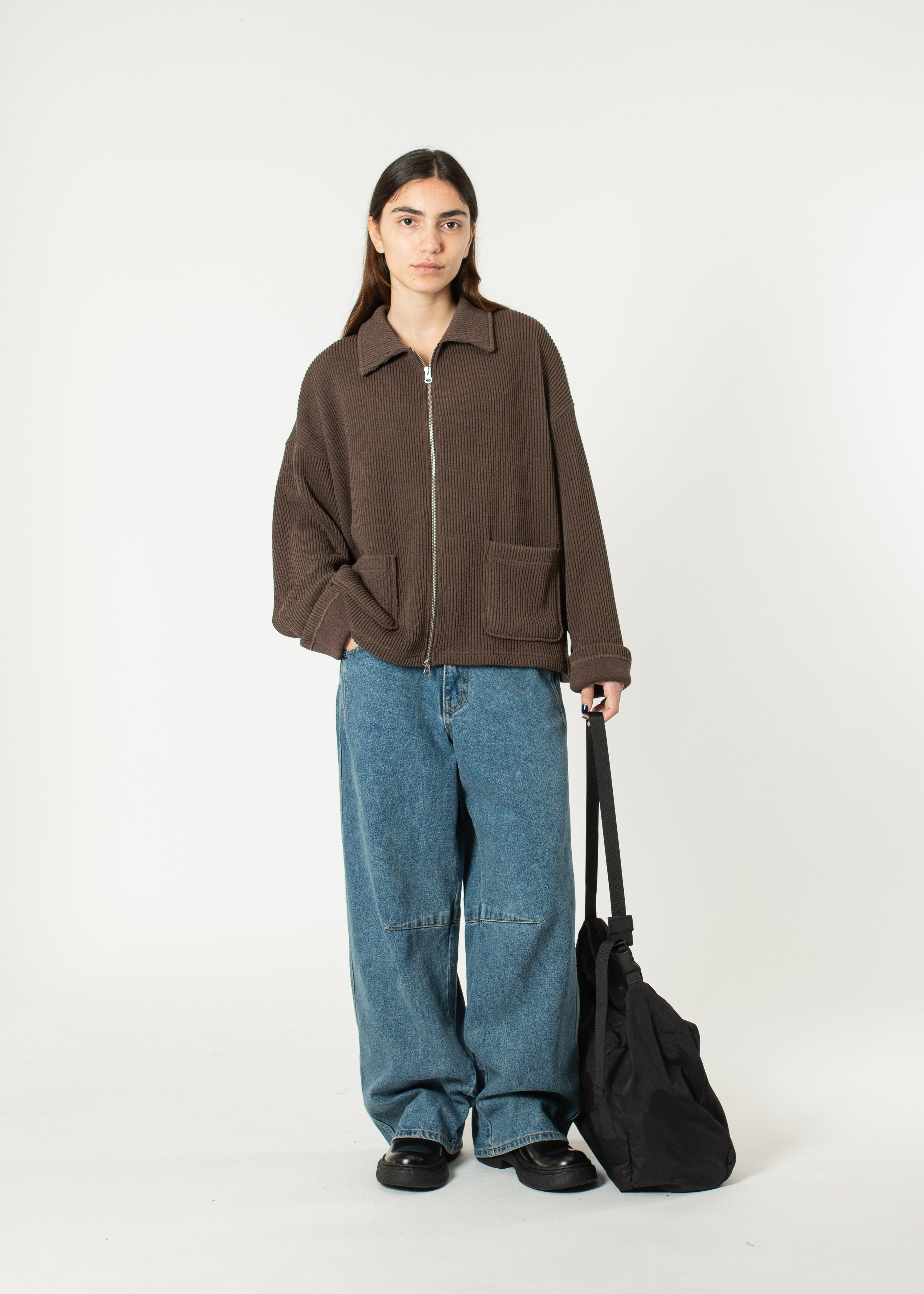 Double-zip Pocket Sweater – Estudio Niksen