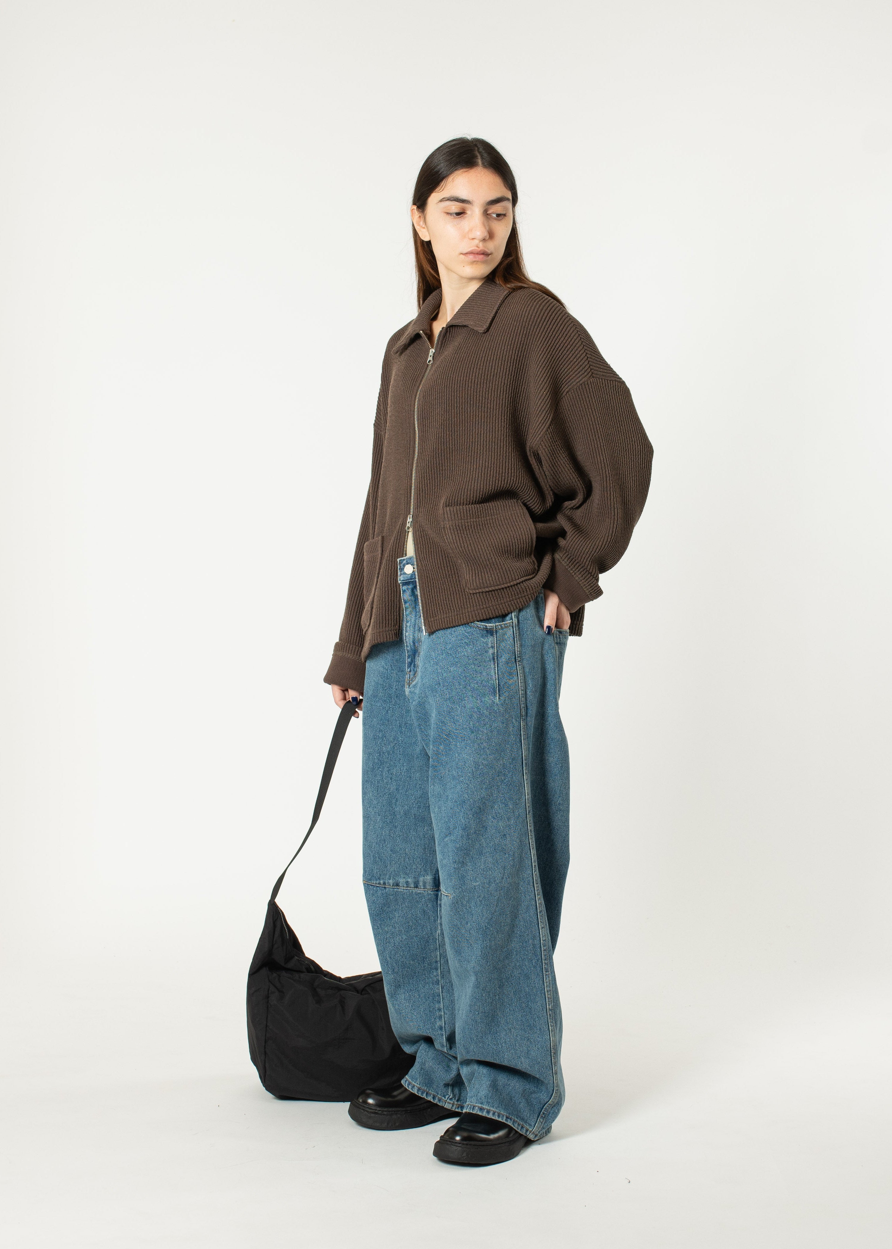 Double-zip Pocket Sweater – Estudio Niksen