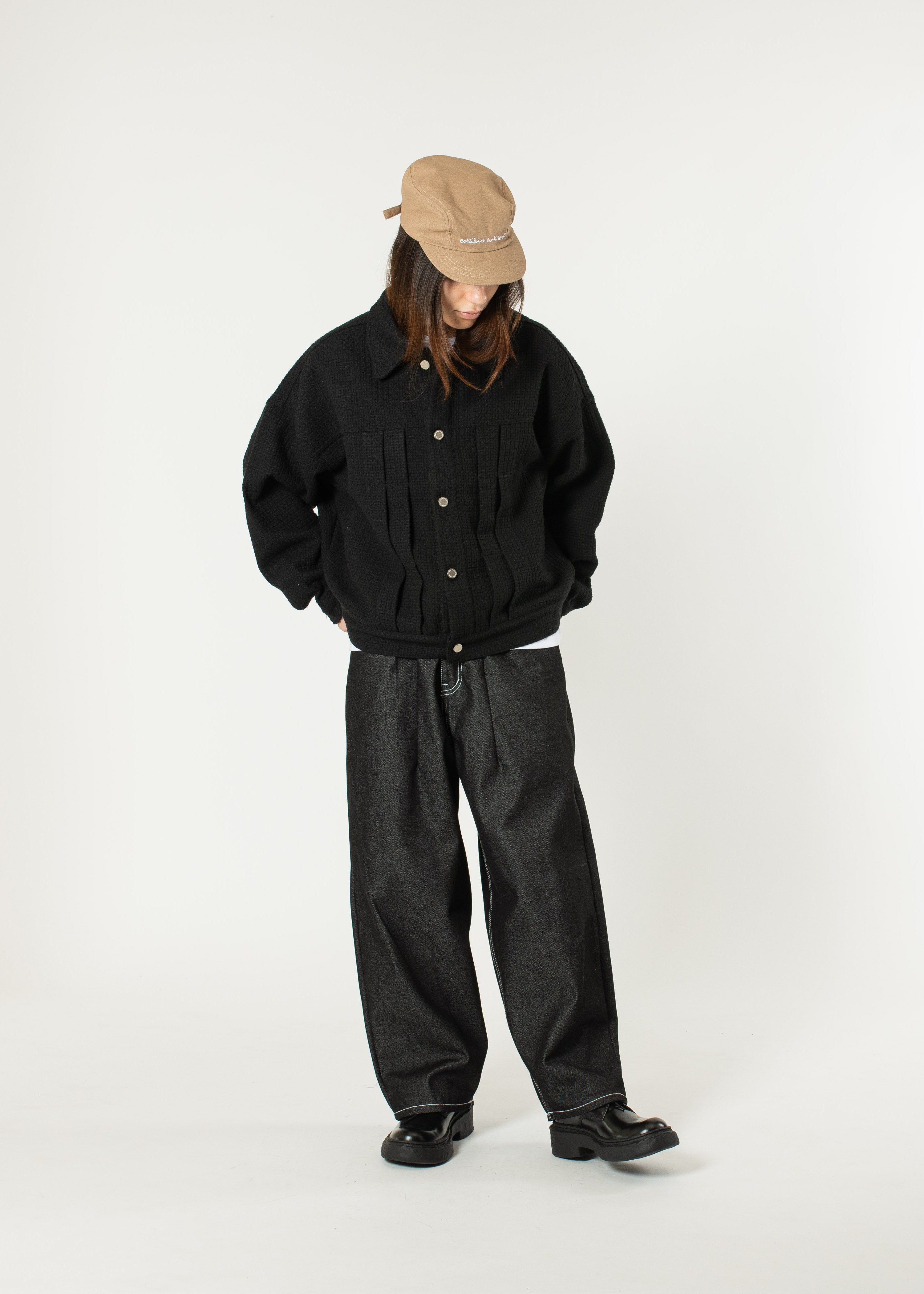 Pleated Boxy Jacket – Estudio Niksen