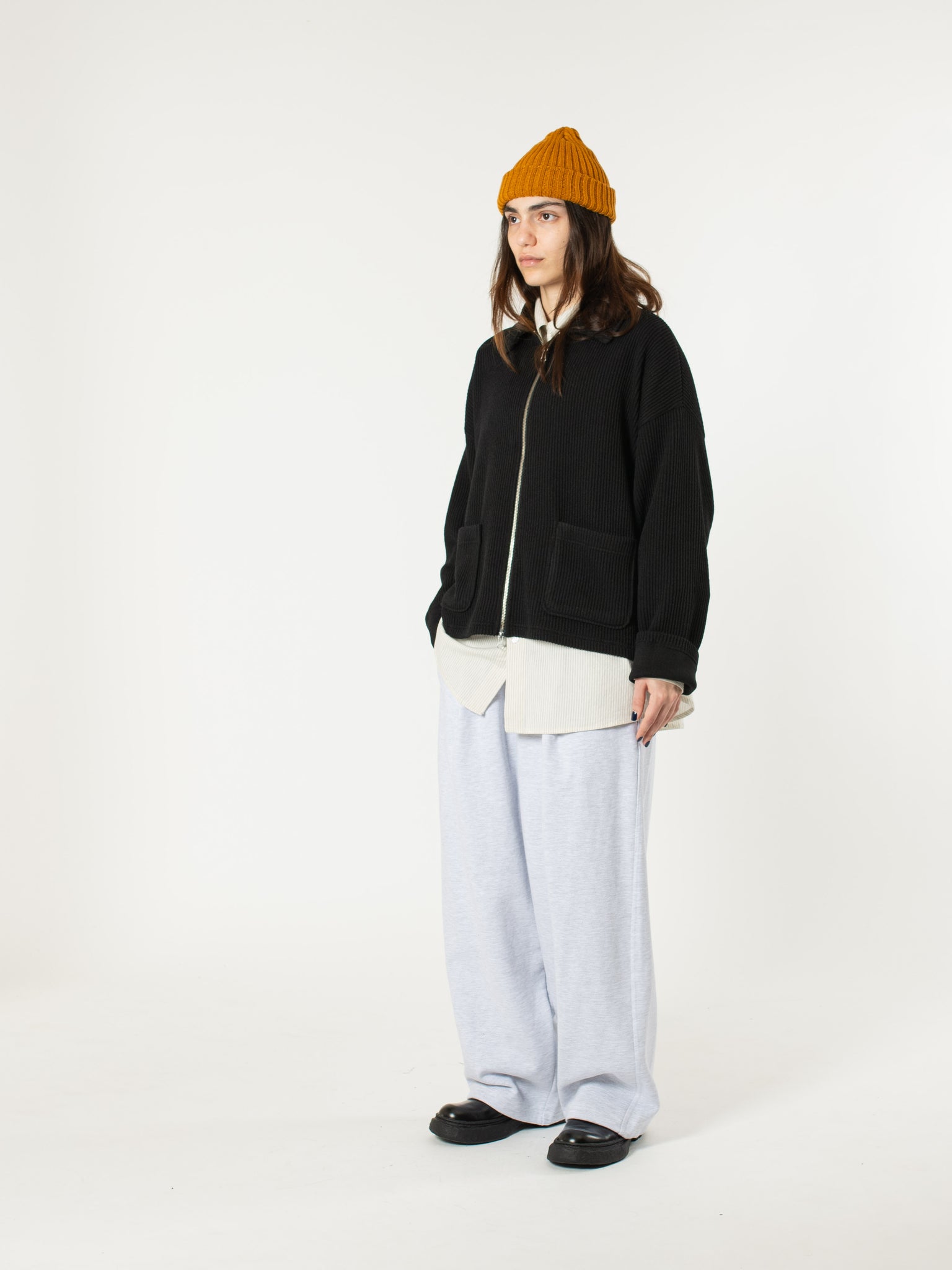 Pleated Wide Joggers