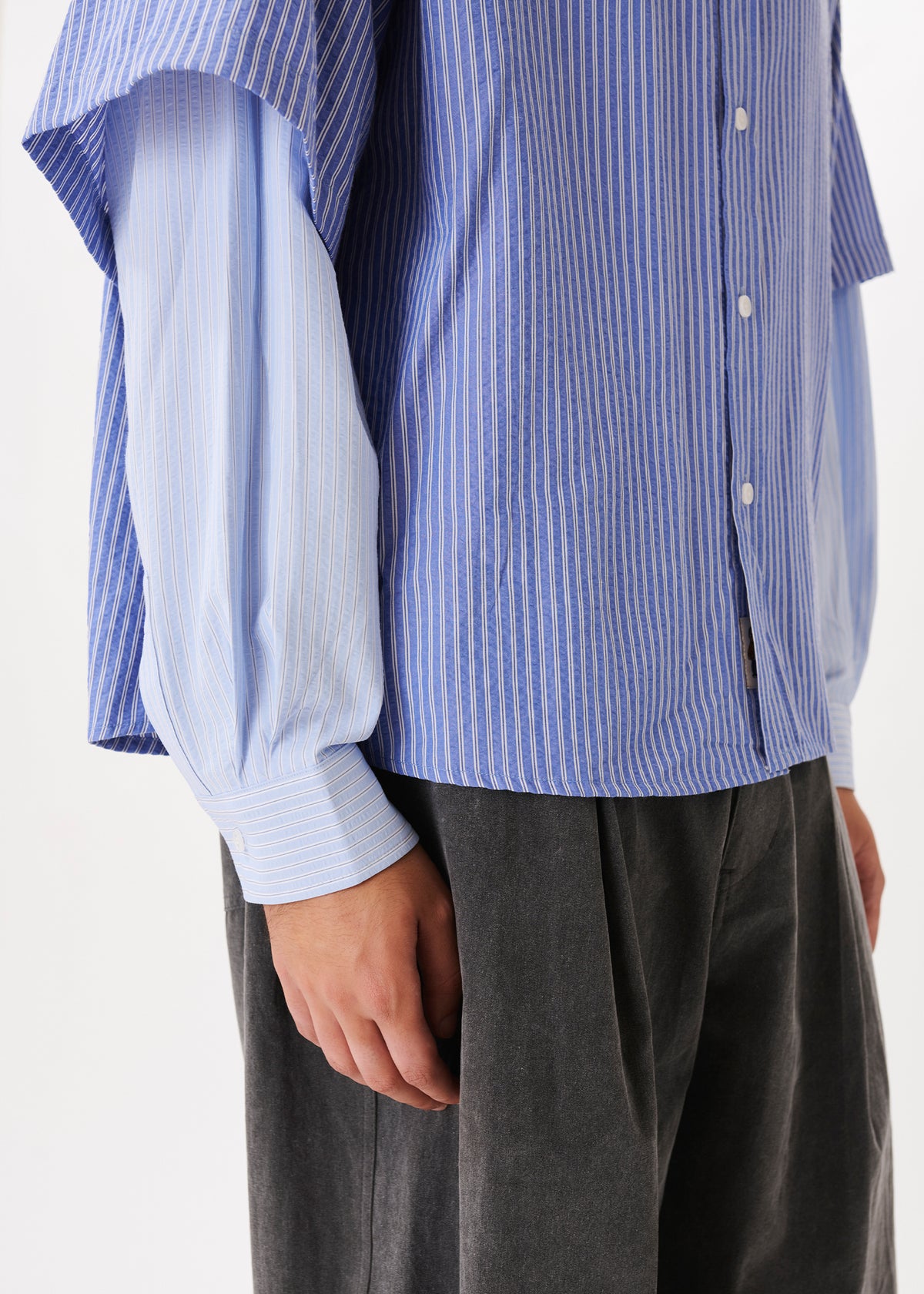 Button Up Layered Shirt