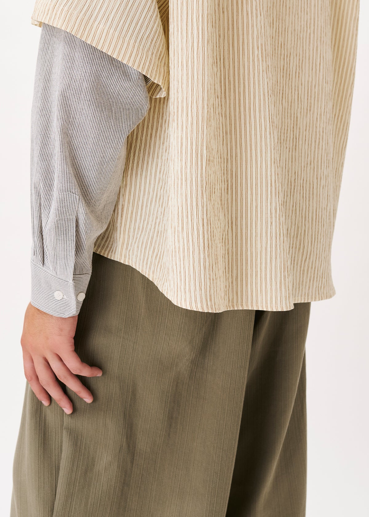Button Up Layered Shirt