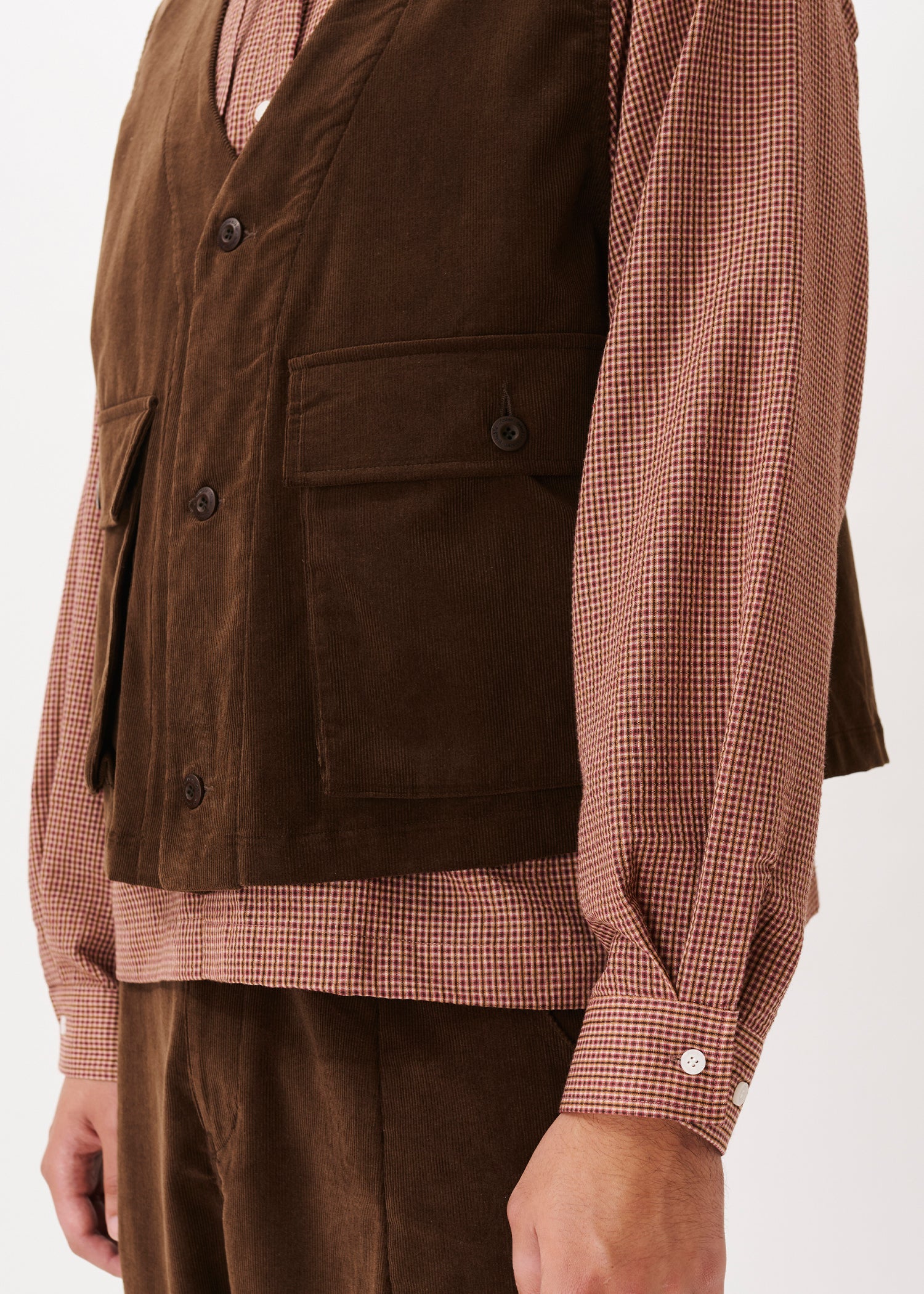 Corduroy Pocket Vest – Estudio Niksen