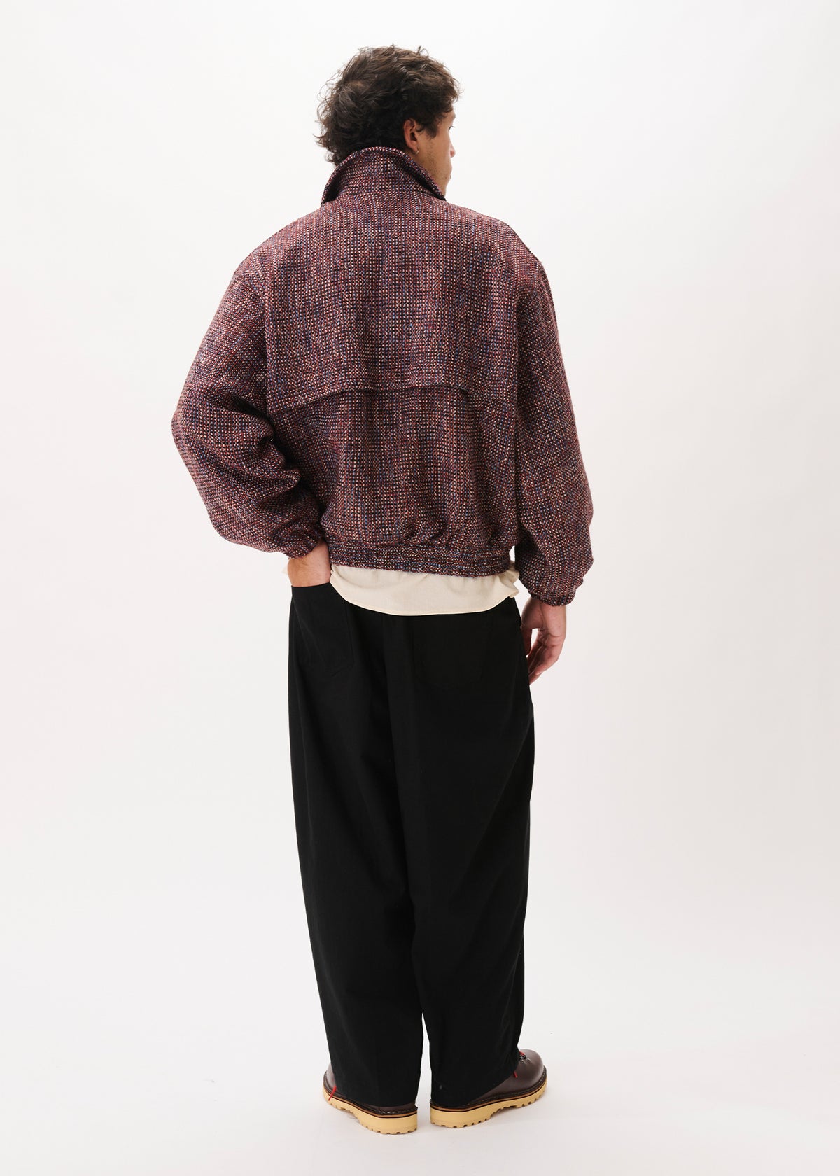 Herringbone Balloon Trousers