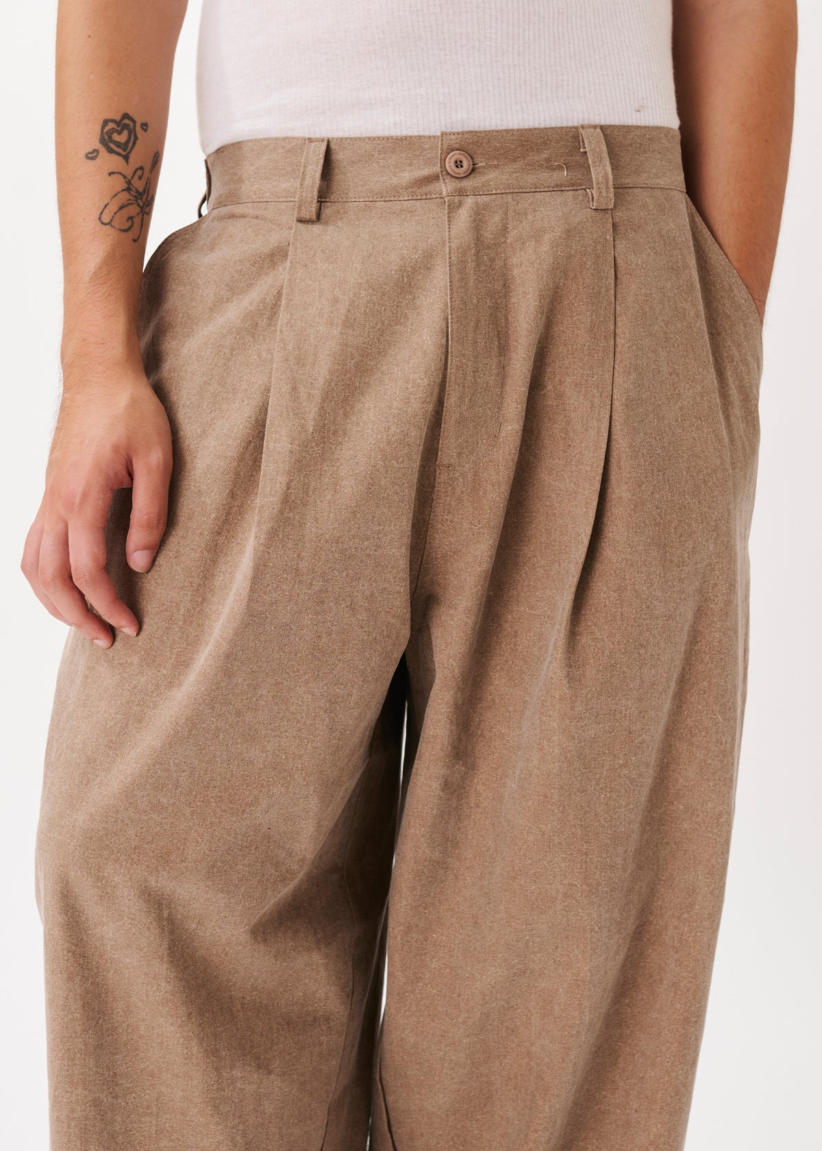 Herringbone Balloon Trousers