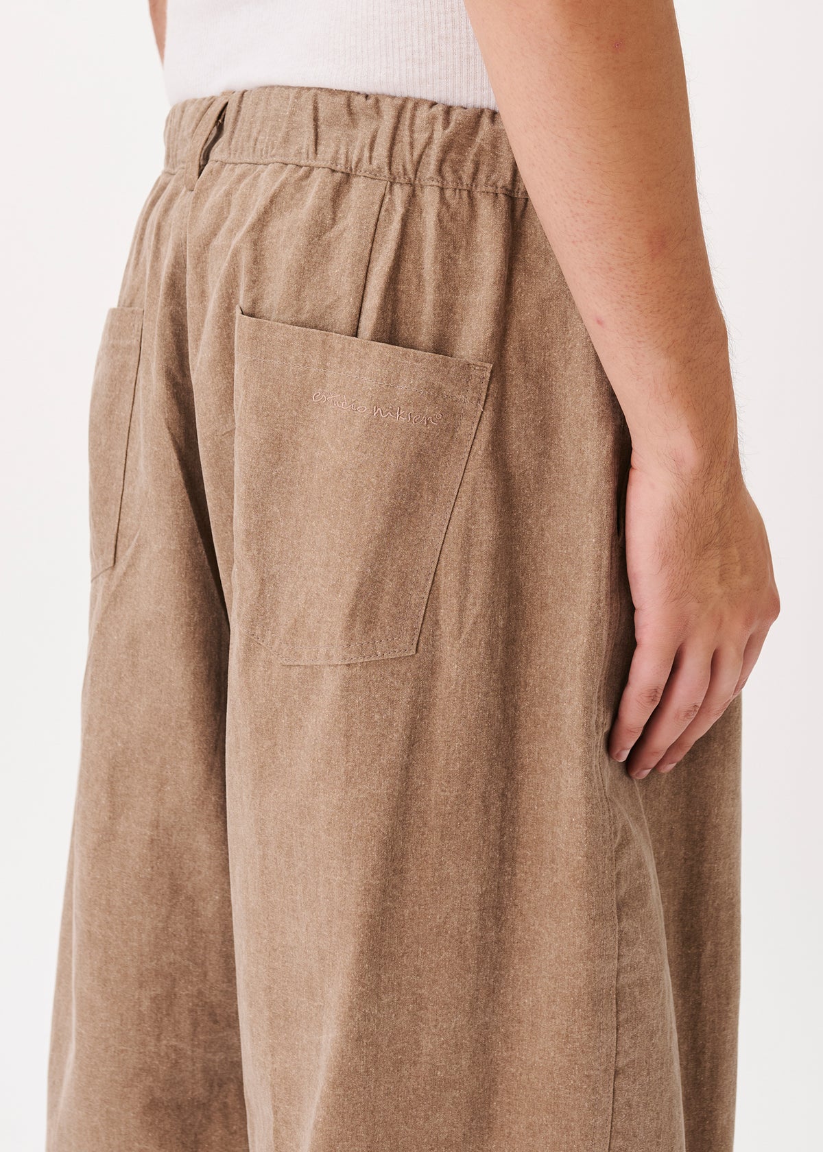 Herringbone Balloon Trousers