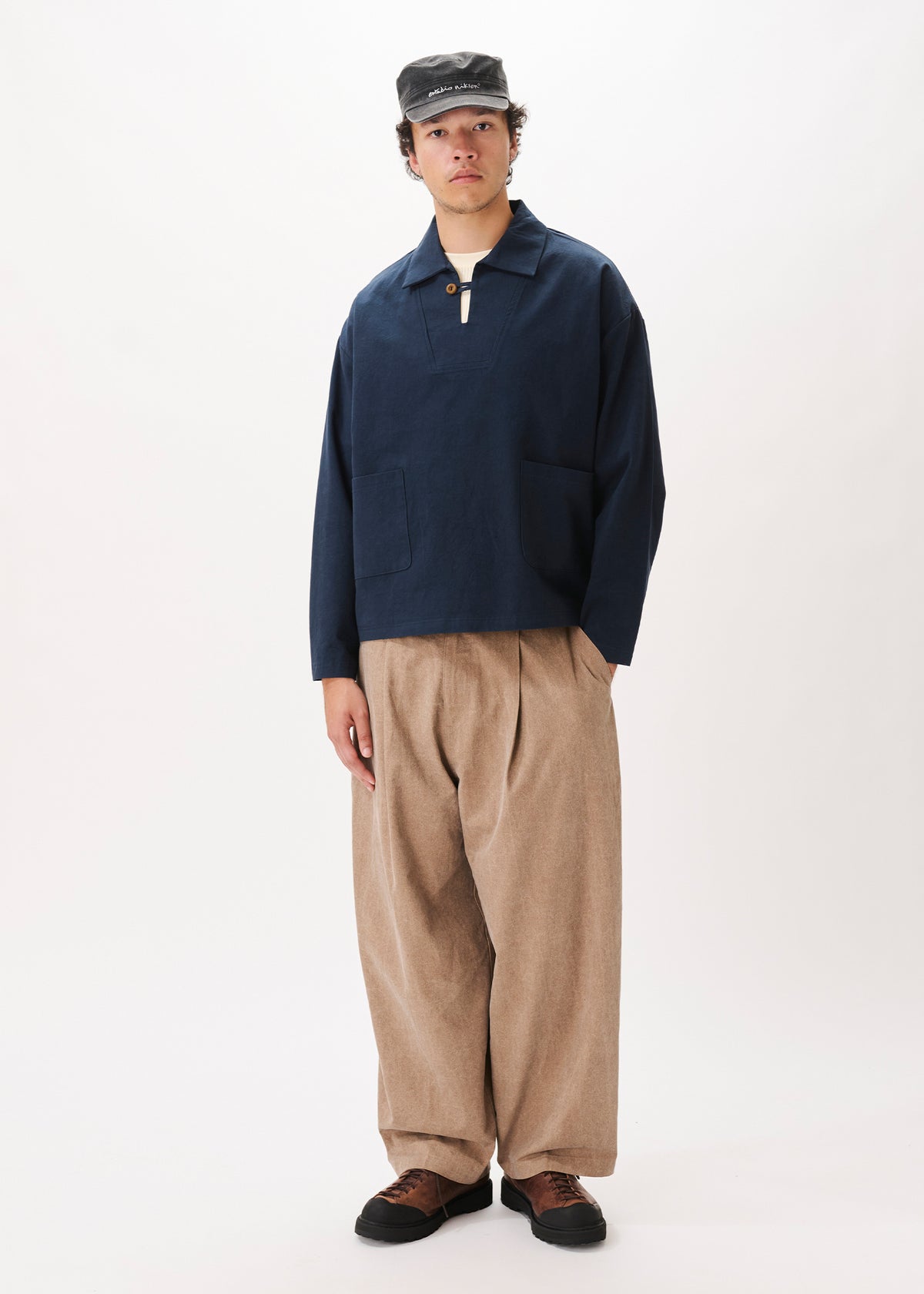 Herringbone Balloon Trousers