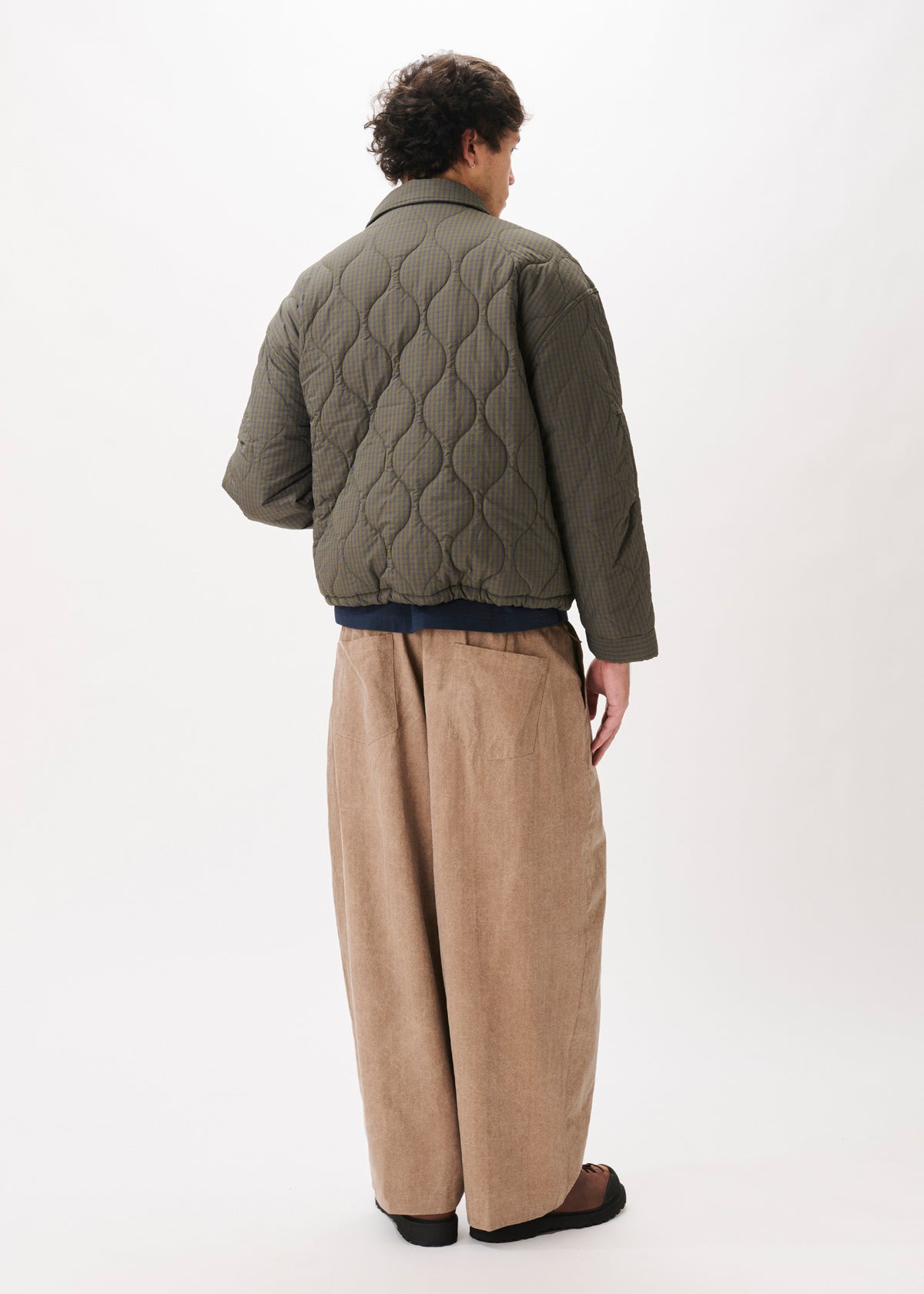 Herringbone Balloon Trousers