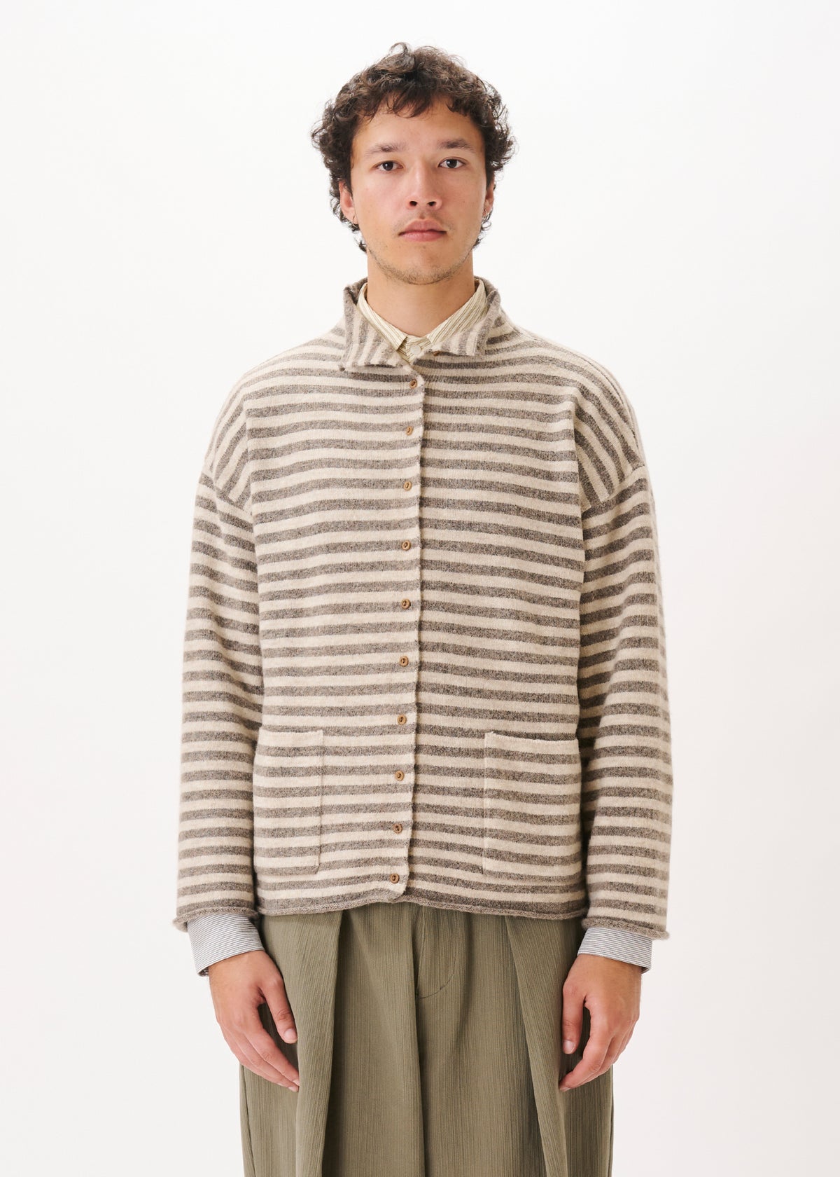 Stripe Pocket Cardigan