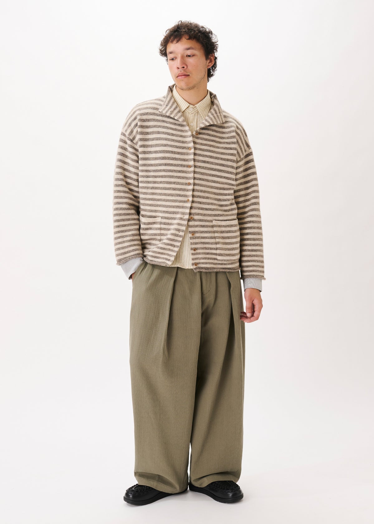 Stripe Pocket Cardigan