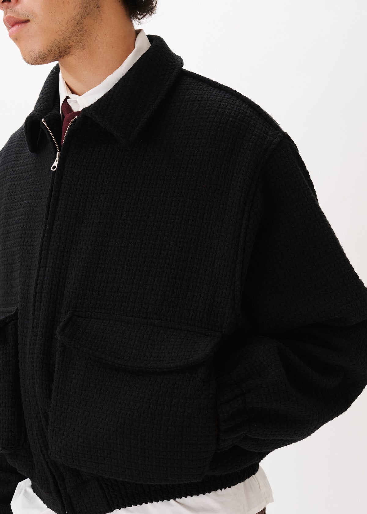 Tweed Bomber Jacket