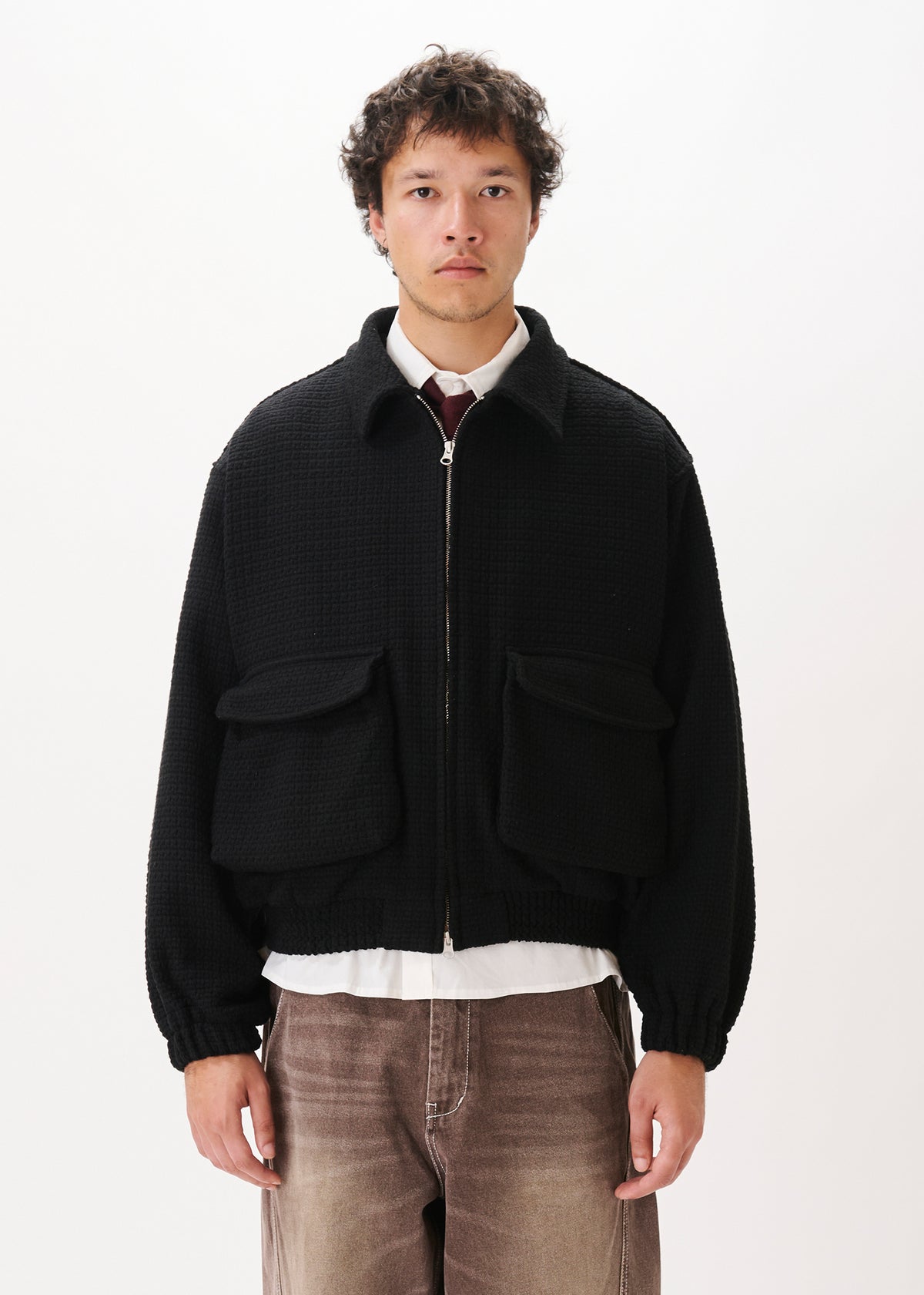 Tweed Bomber Jacket
