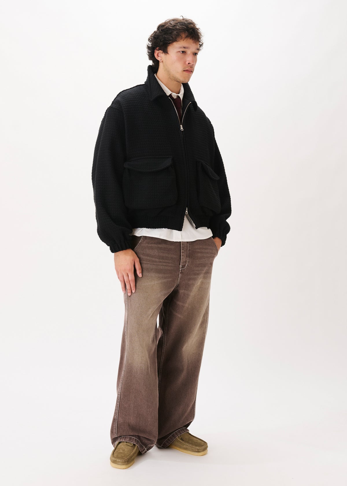Tweed Bomber Jacket