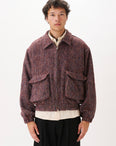 Tweed Bomber Jacket