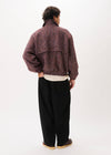 Blouson bomber en tweed