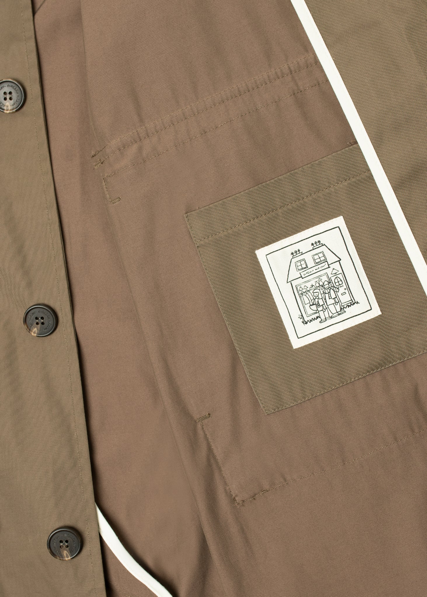 Manteau à poches Mac