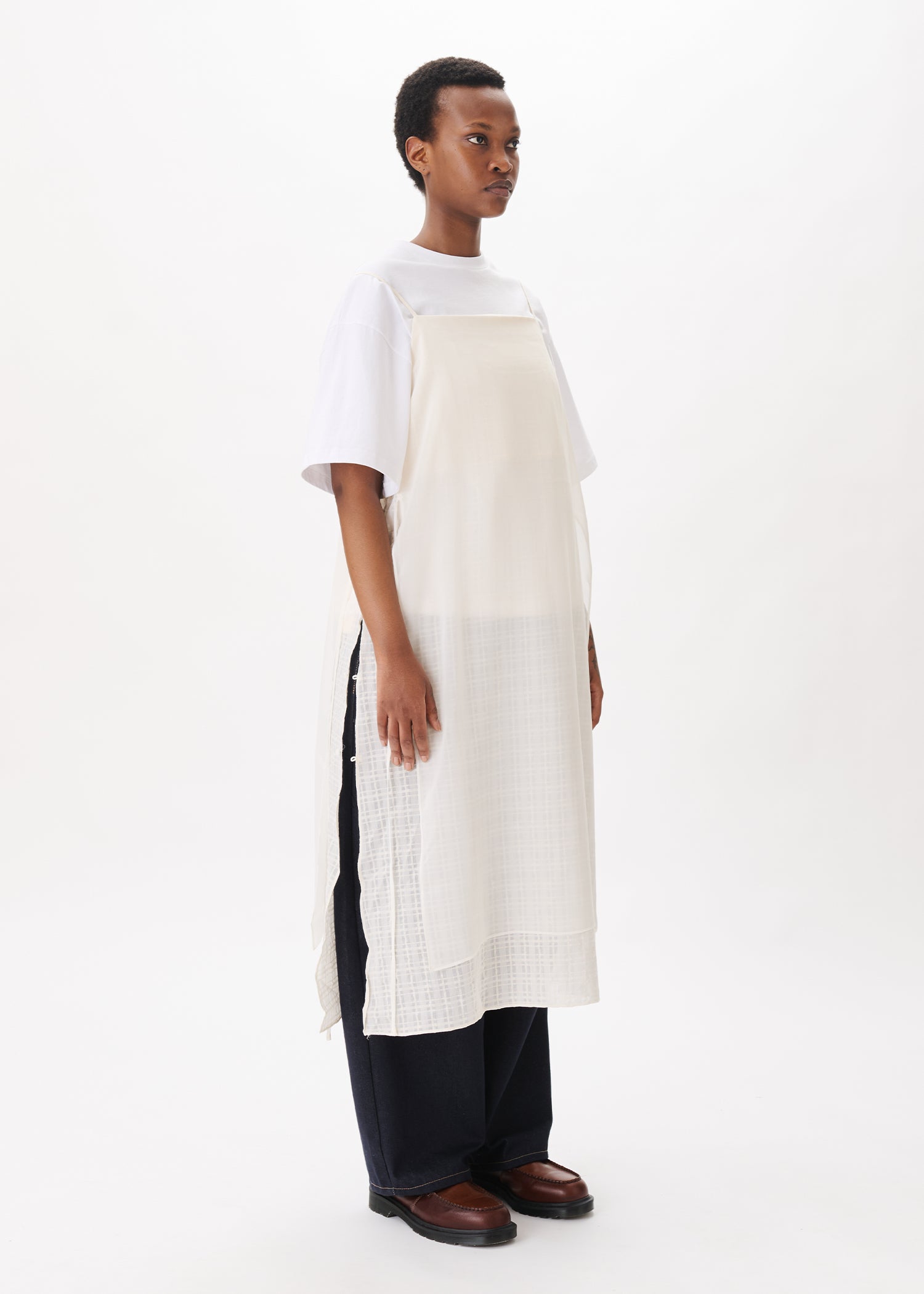 Nodress トップス　ホワイト y2k Double-layer Overdress – Estudio Niksen
