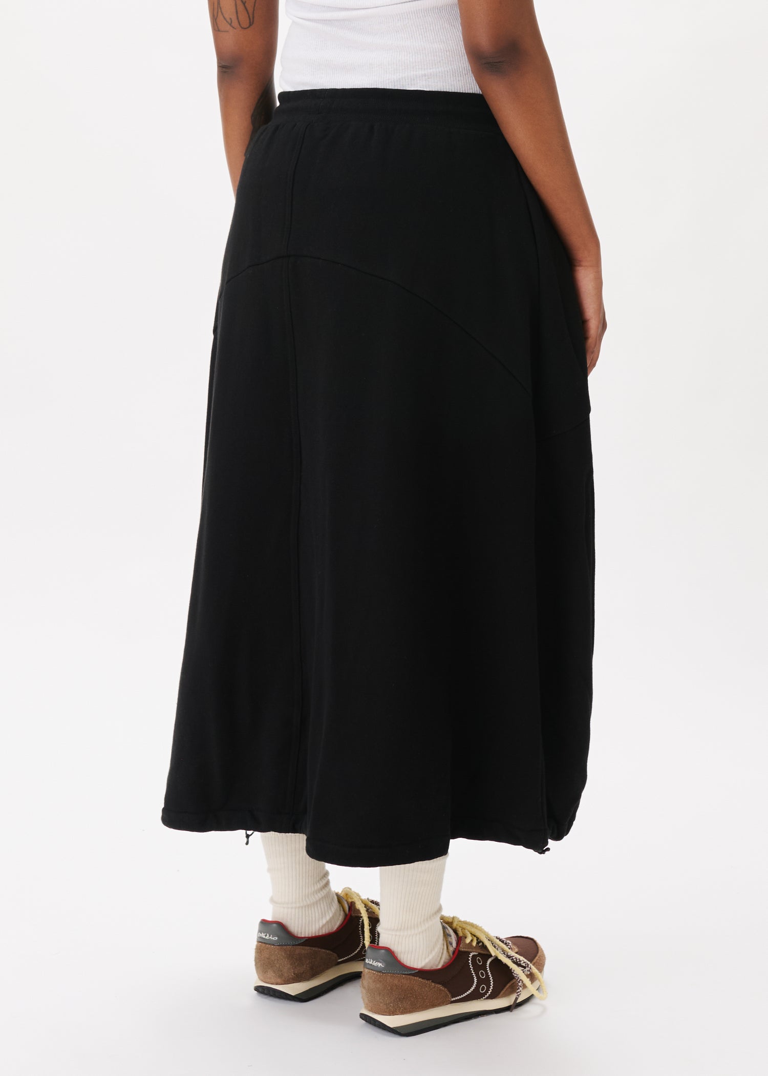 Pintuck Jogger Skirt