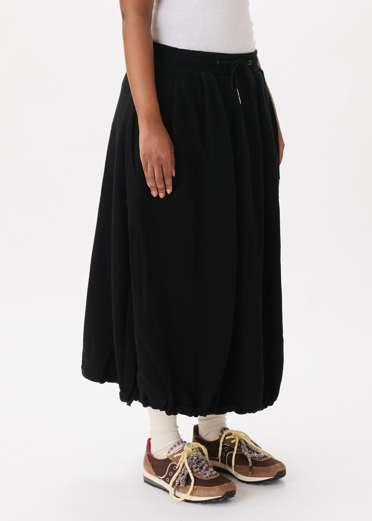 Pintuck Jogger Skirt