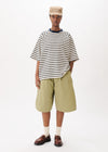 Pintuck Wide Shorts