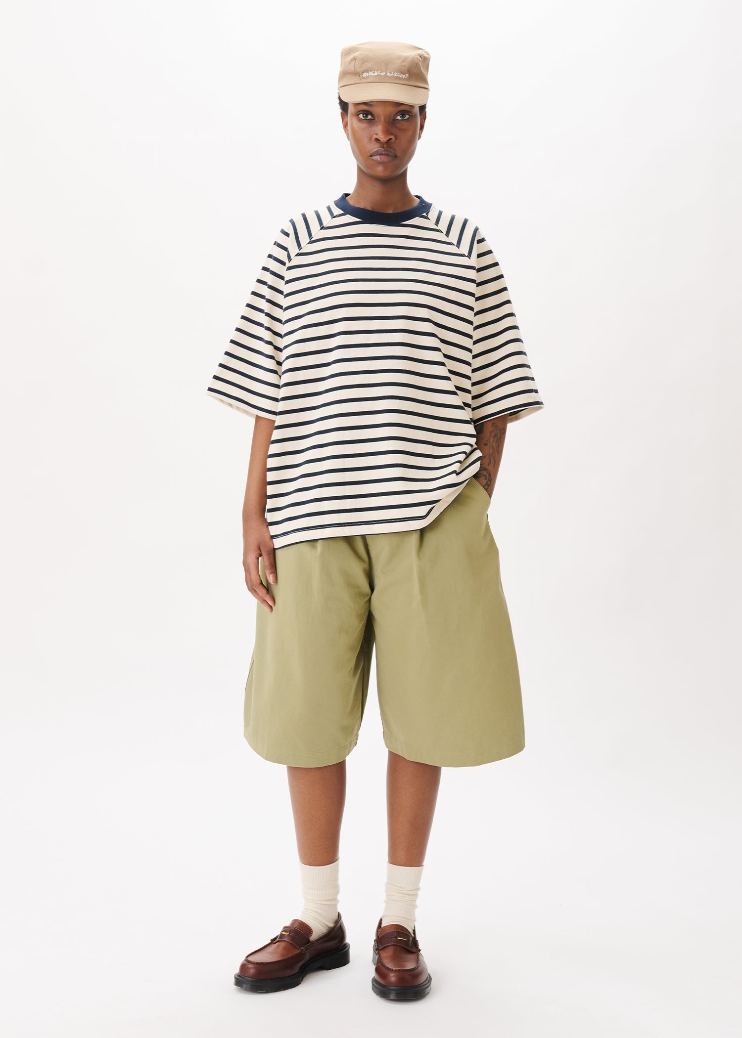Pintuck Wide Shorts
