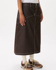 Raw Denim In-stitch Skirt