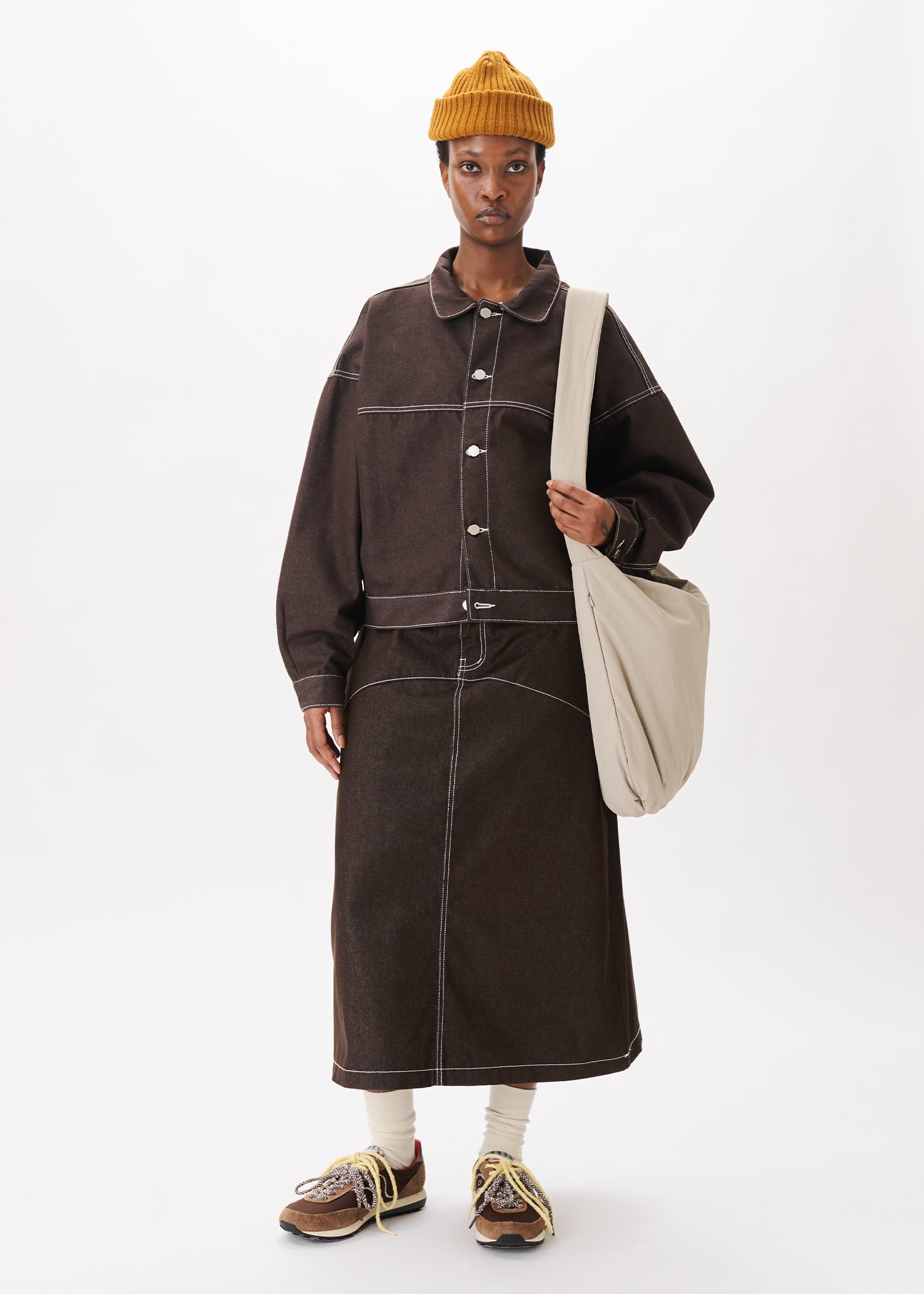 Raw Denim In-stitch Skirt