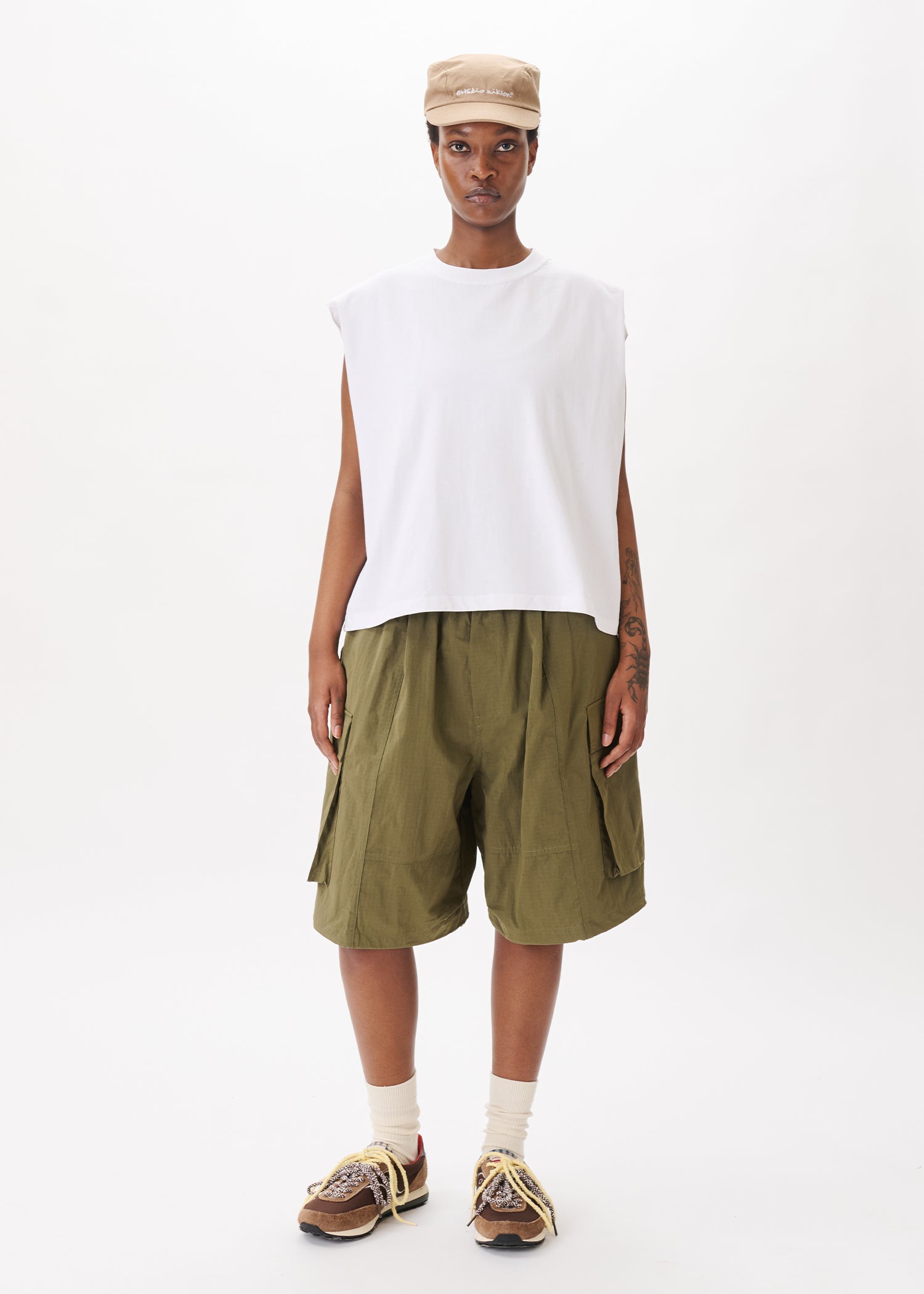 Ripstop Balloon Cargo Shorts