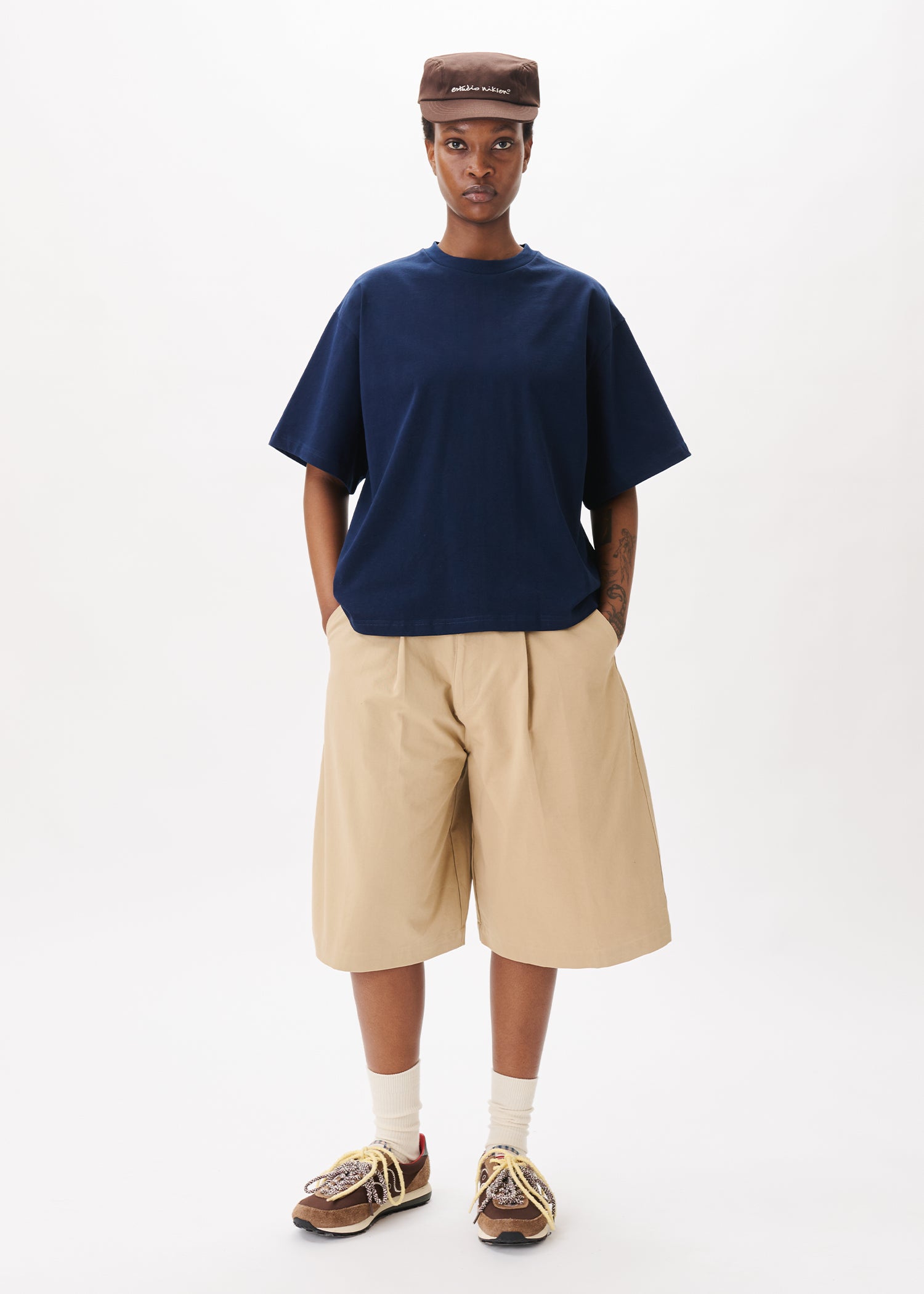 Pintuck Wide Shorts – Estudio Niksen