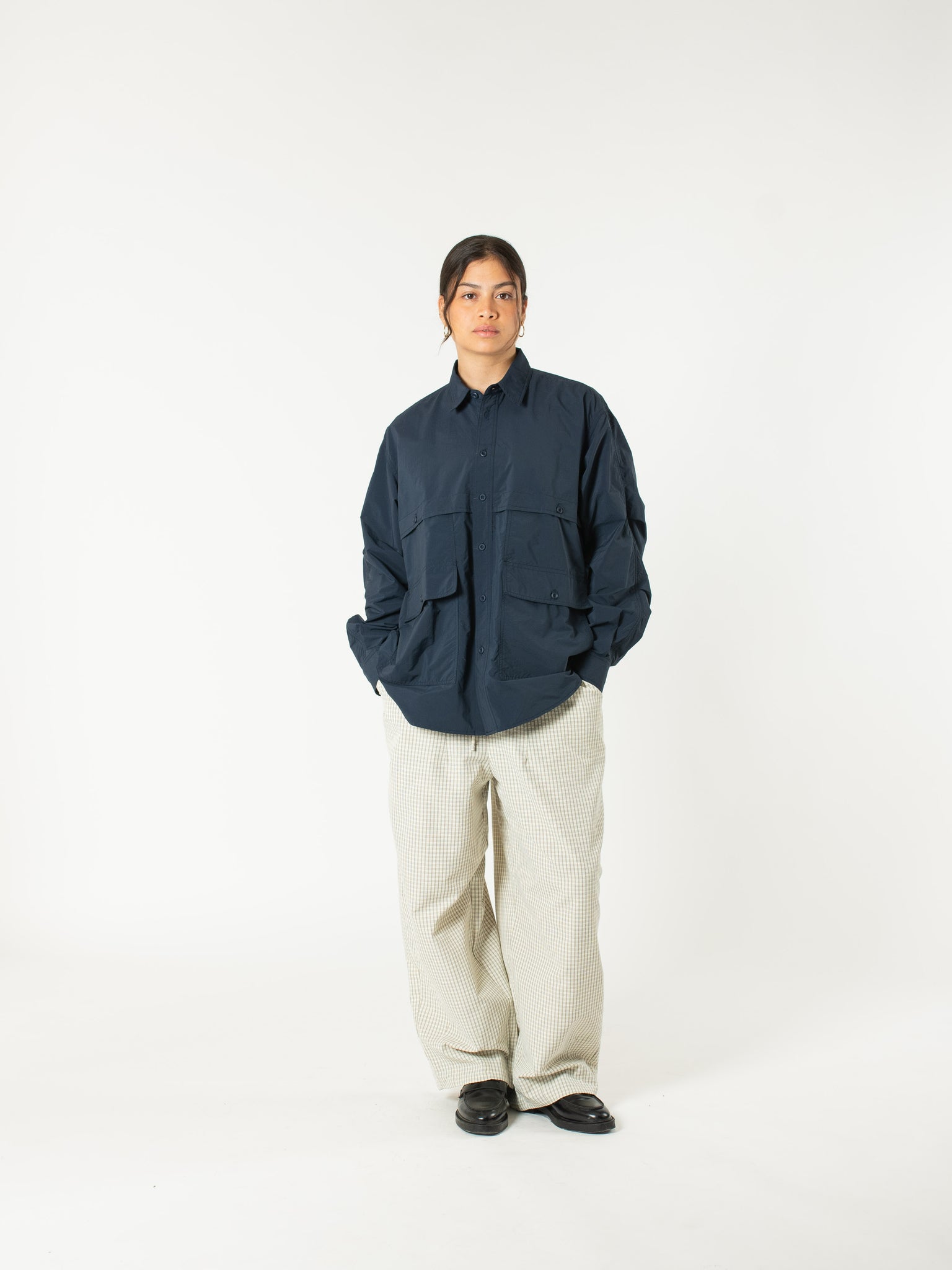 Four-Pocket Nylon Shirt