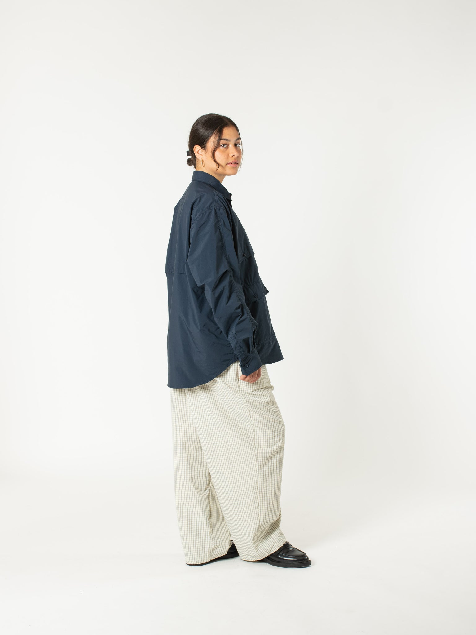 Four-Pocket Nylon Shirt