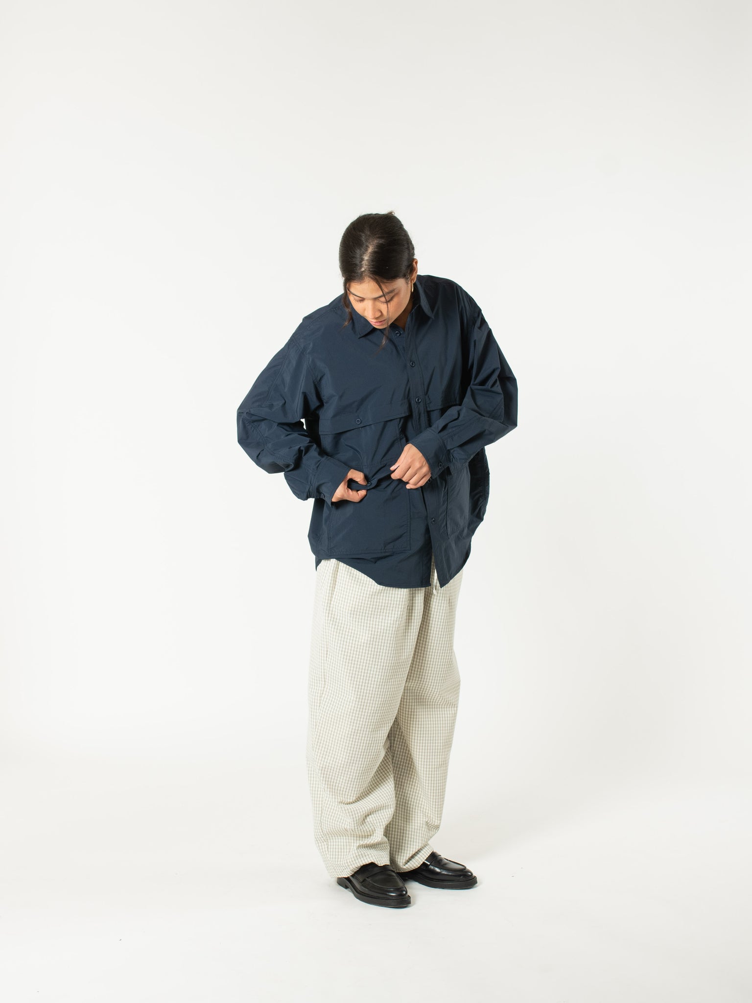 Four-Pocket Nylon Shirt