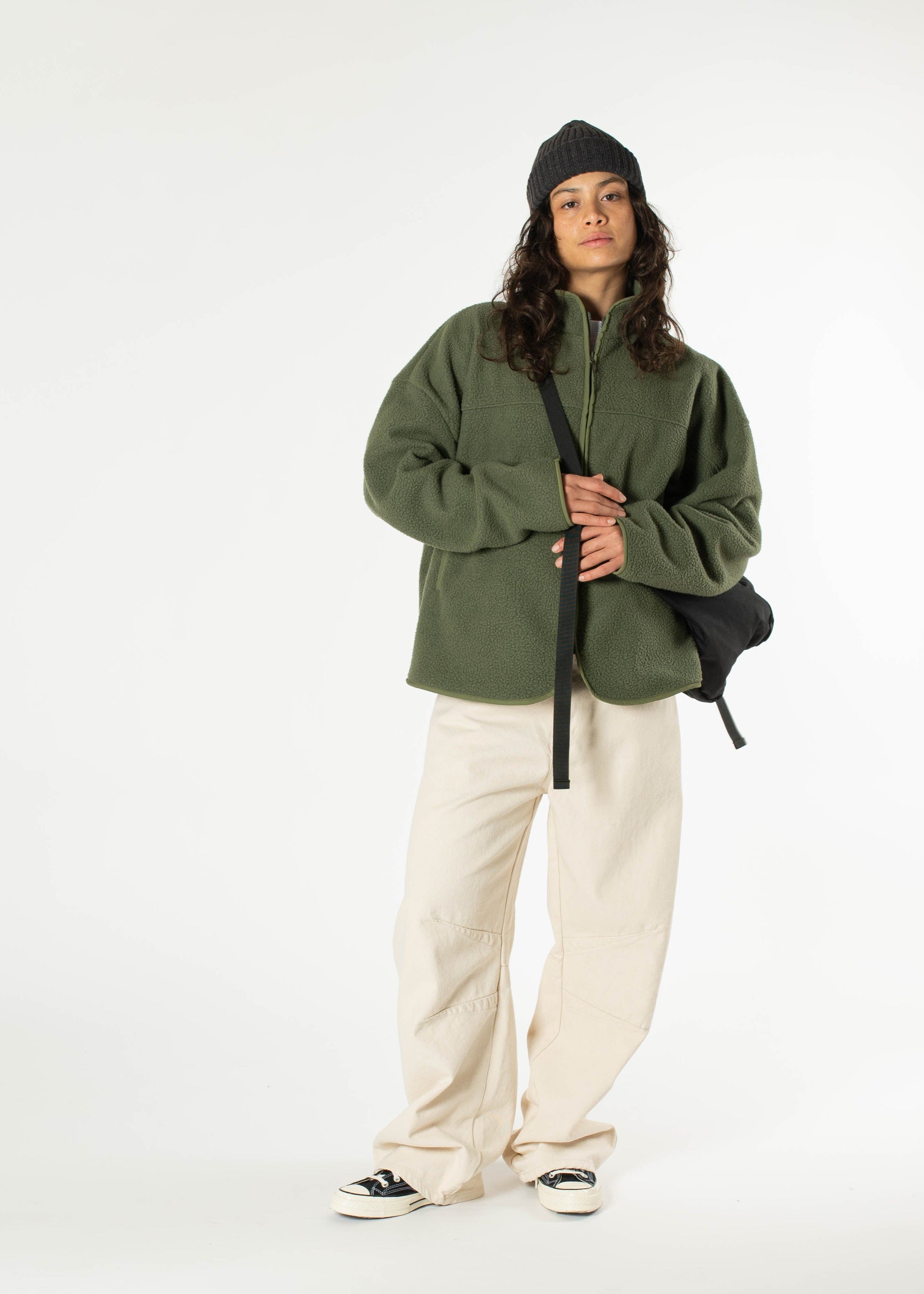 Boxy Wide Fleece – Estudio Niksen