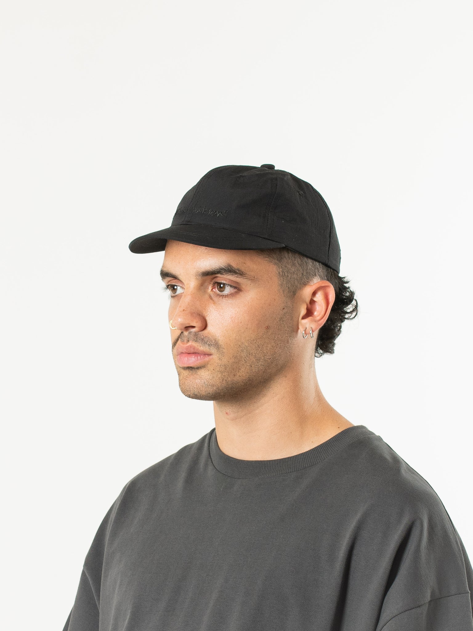 Small-brim Nylon Cap