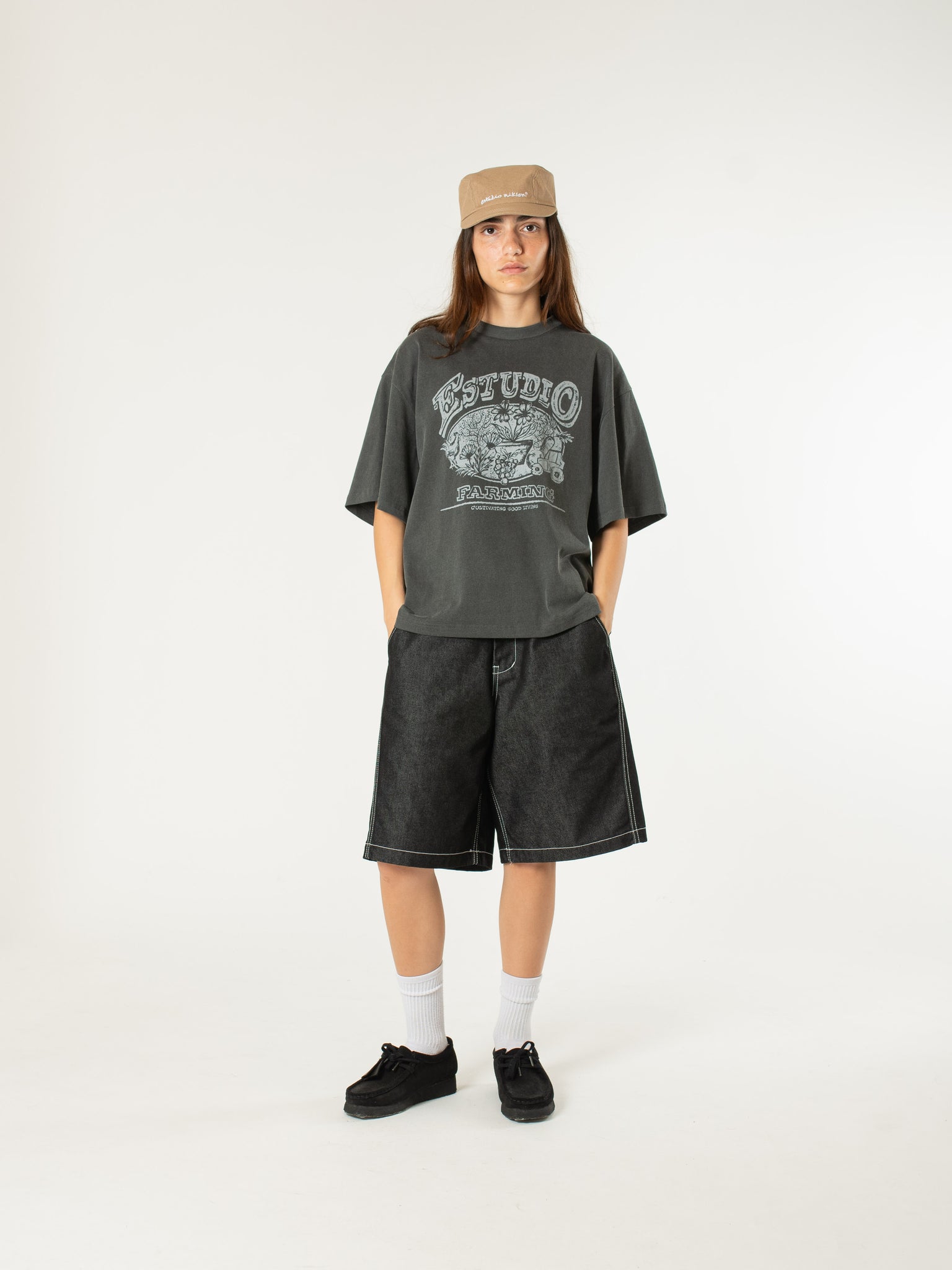 Niksen Farming Cropped Tee