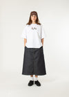 Raw Denim In-stitch Skirt