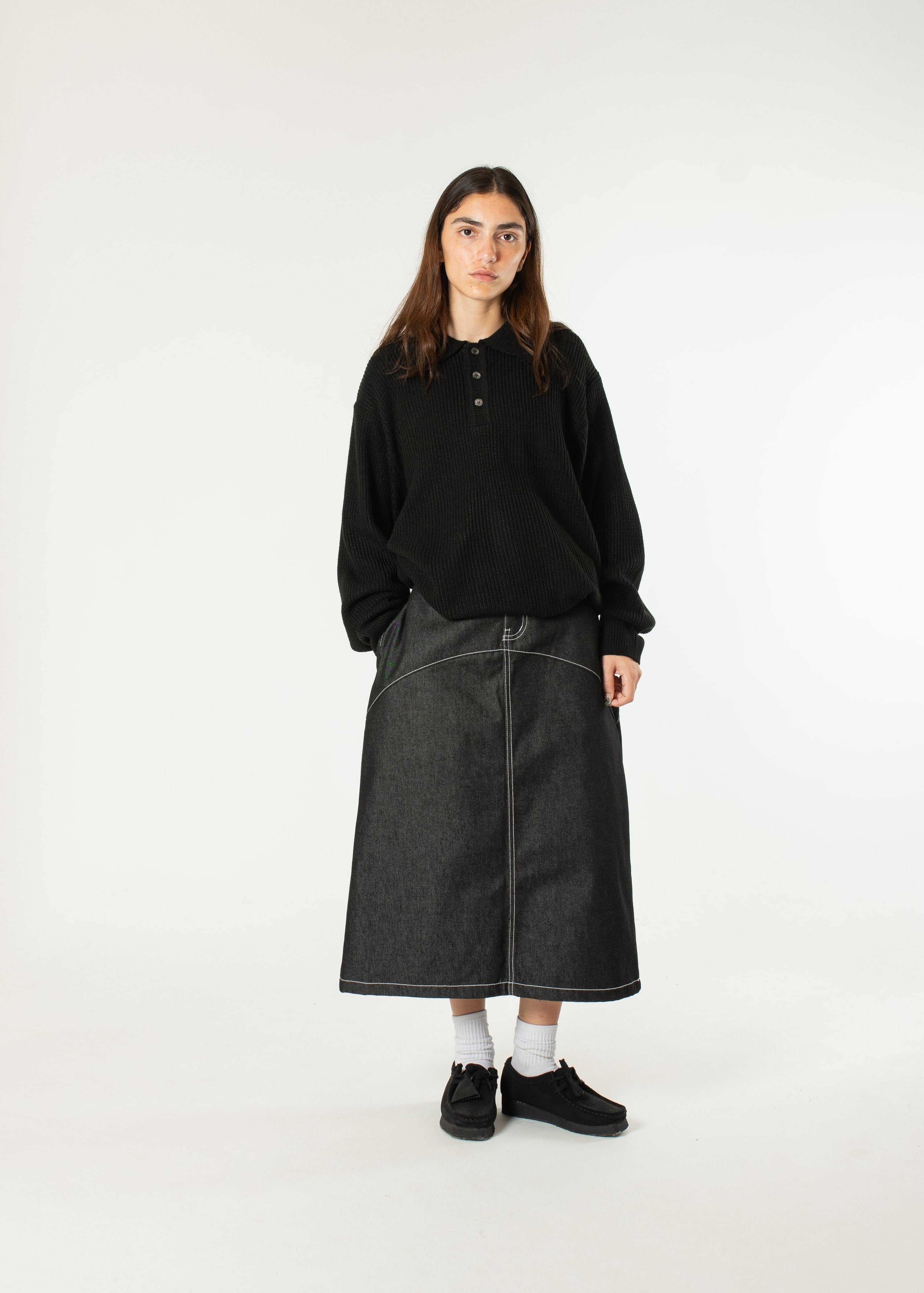s*h様 wonny ribbon black denim skirt M Icon Skirt - Black | Levi's® US