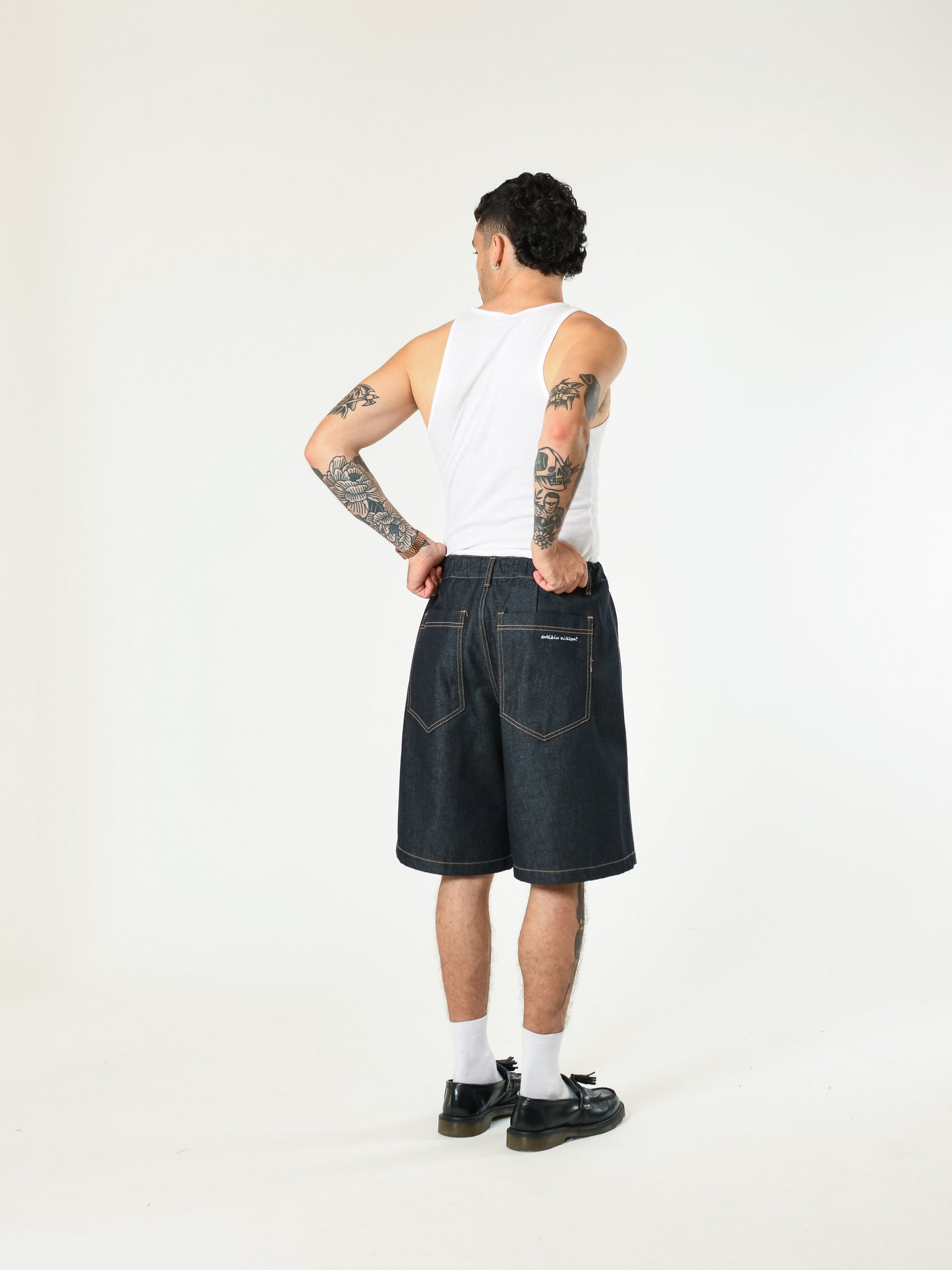 Raw Denim In-stitch Shorts