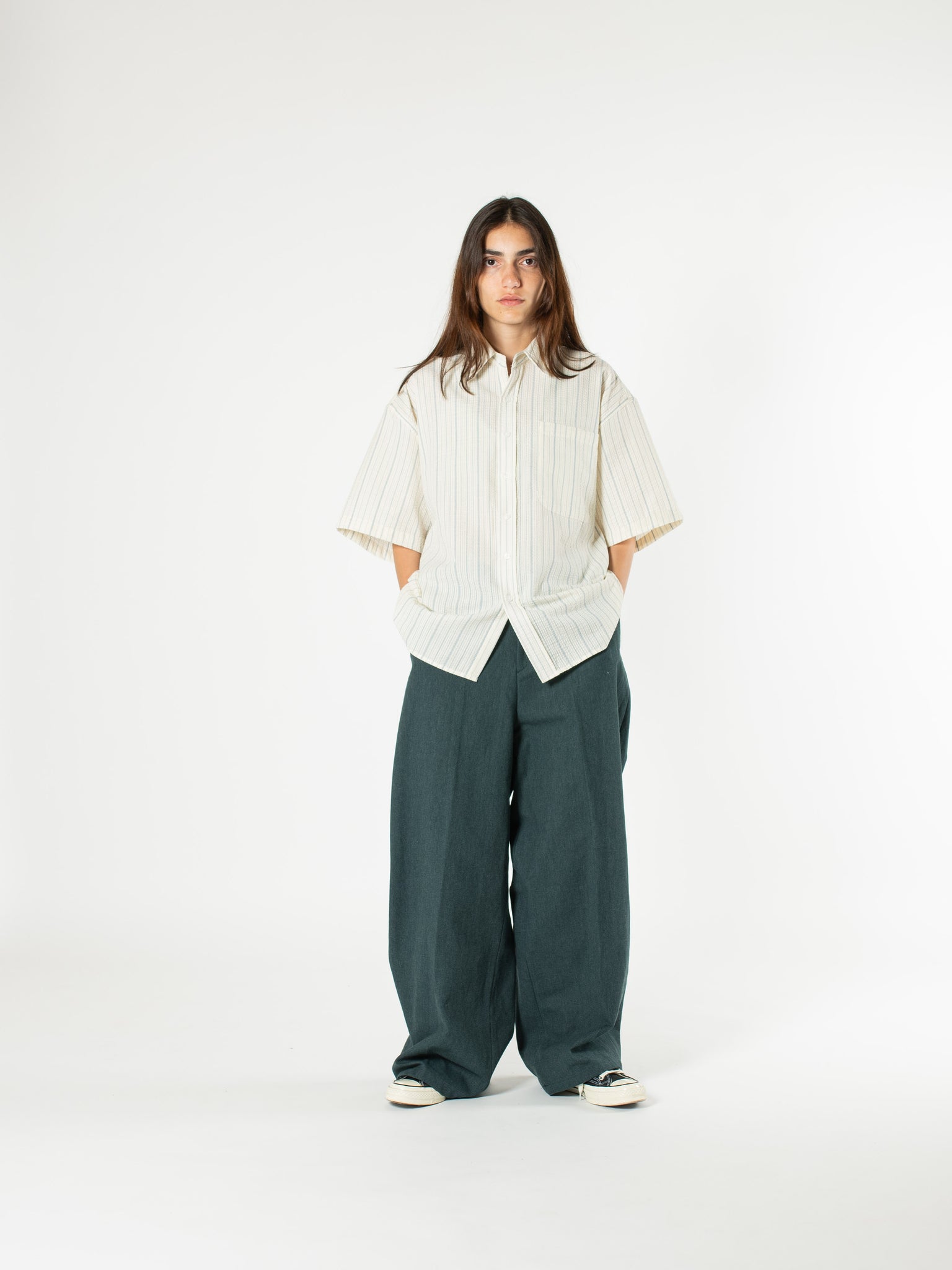 Wide-leg Trousers