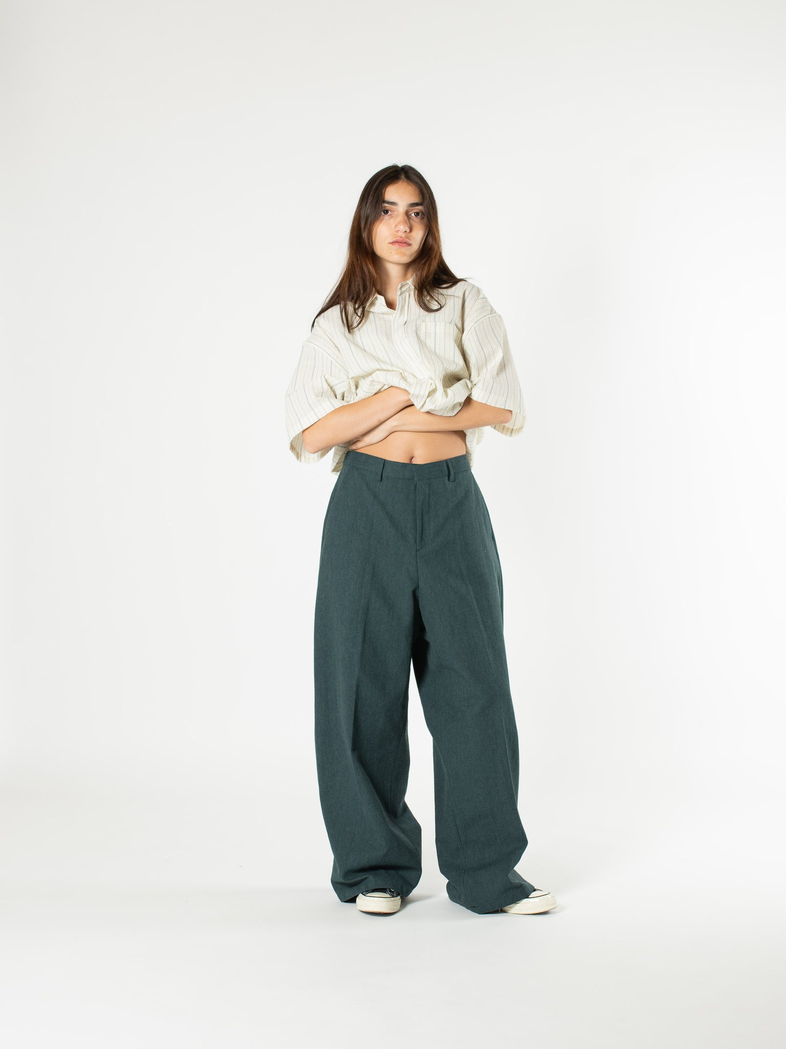 Wide-leg Trousers