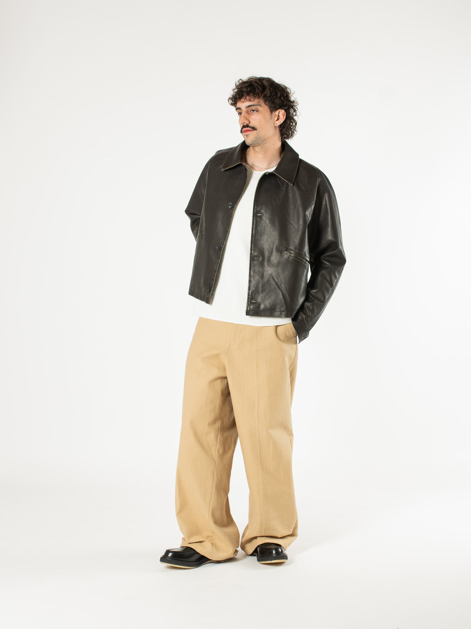 Pantalon à coupe ample