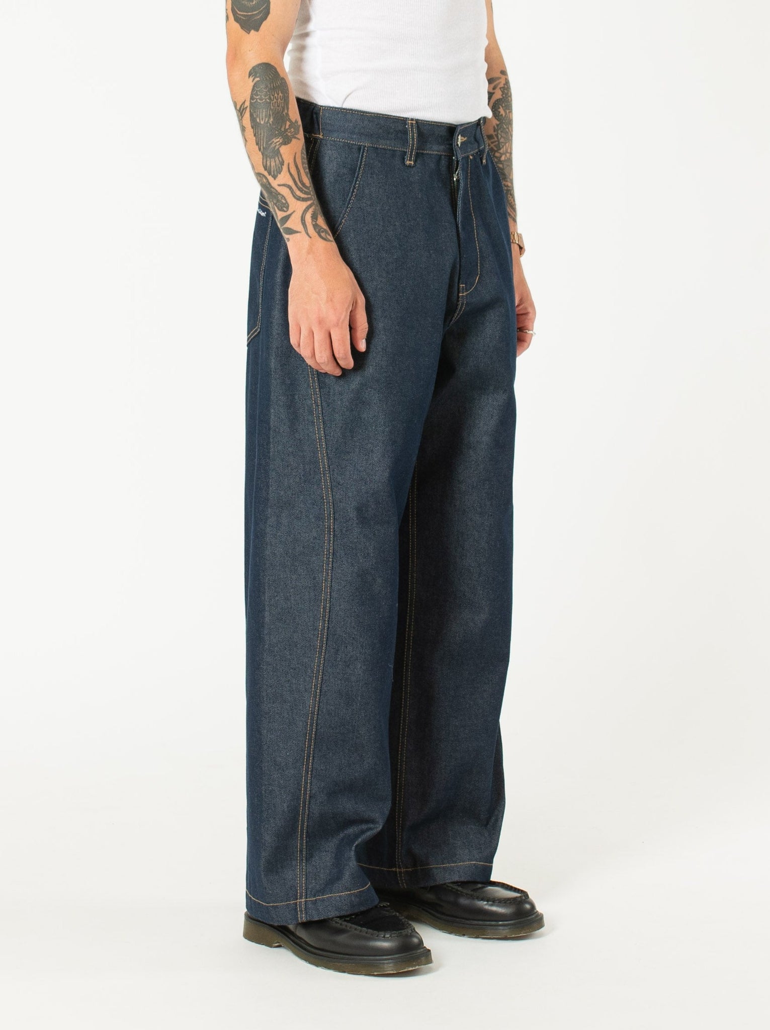 Raw Denim In-stitch Jeans