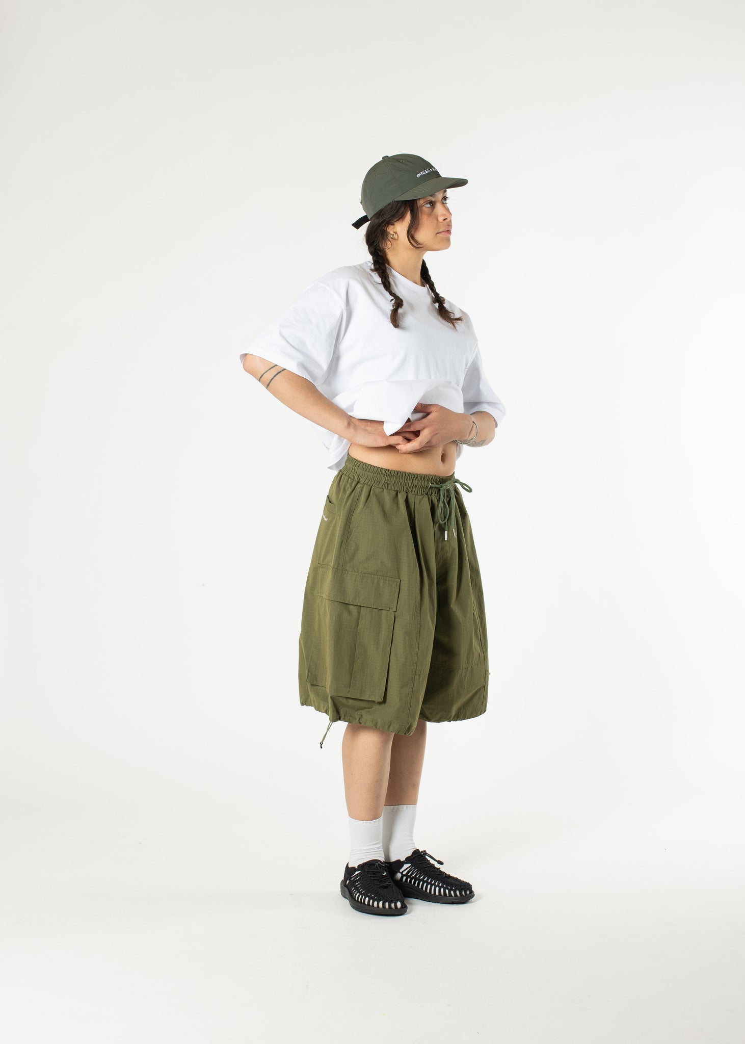 Ripstop Balloon Cargo Shorts