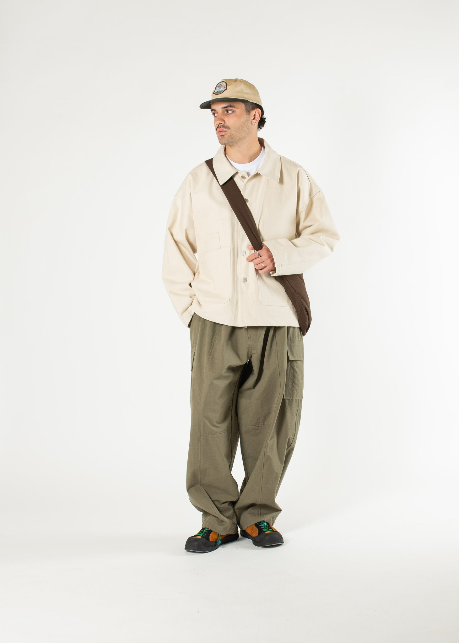 Ripstop Cargo Wide Pants